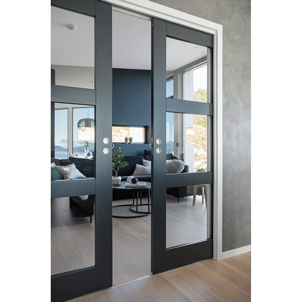Skyvedør Bygg1 Stil 3 Klarglass
