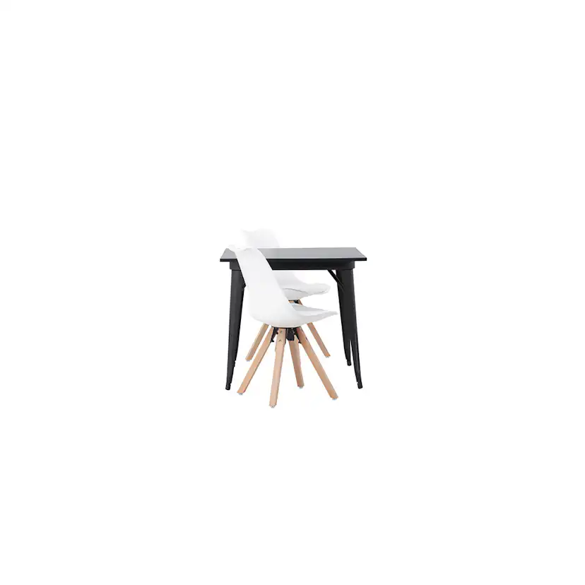 Spisegruppe Venture Home Tempe med 2 stk Zeno Stoler
