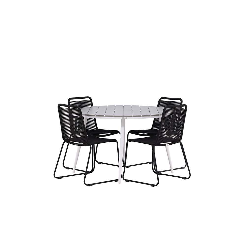 Spisegruppe Venture Home Break med 4 Lindos Stoler