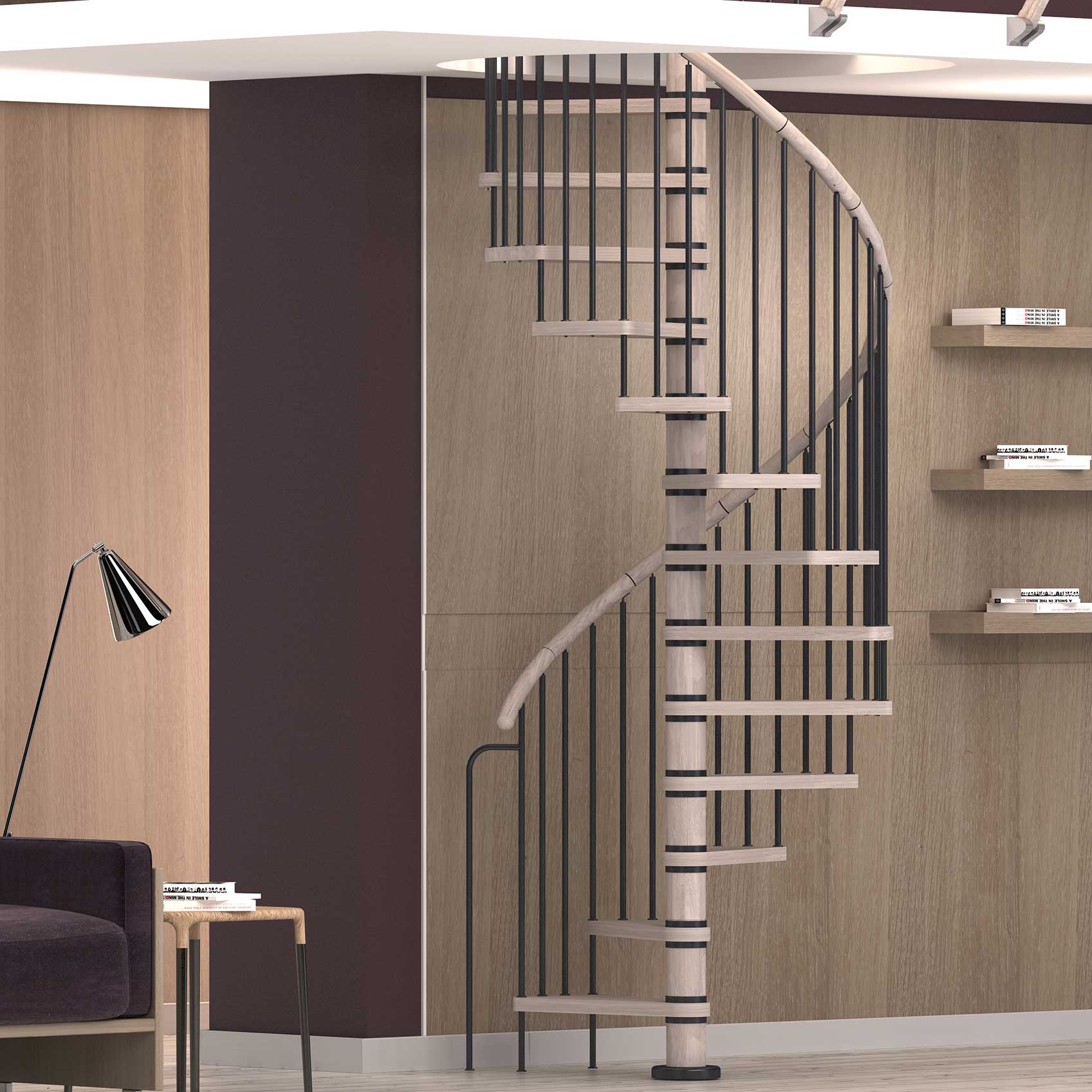 Spiraltrapp Byggera Columbia