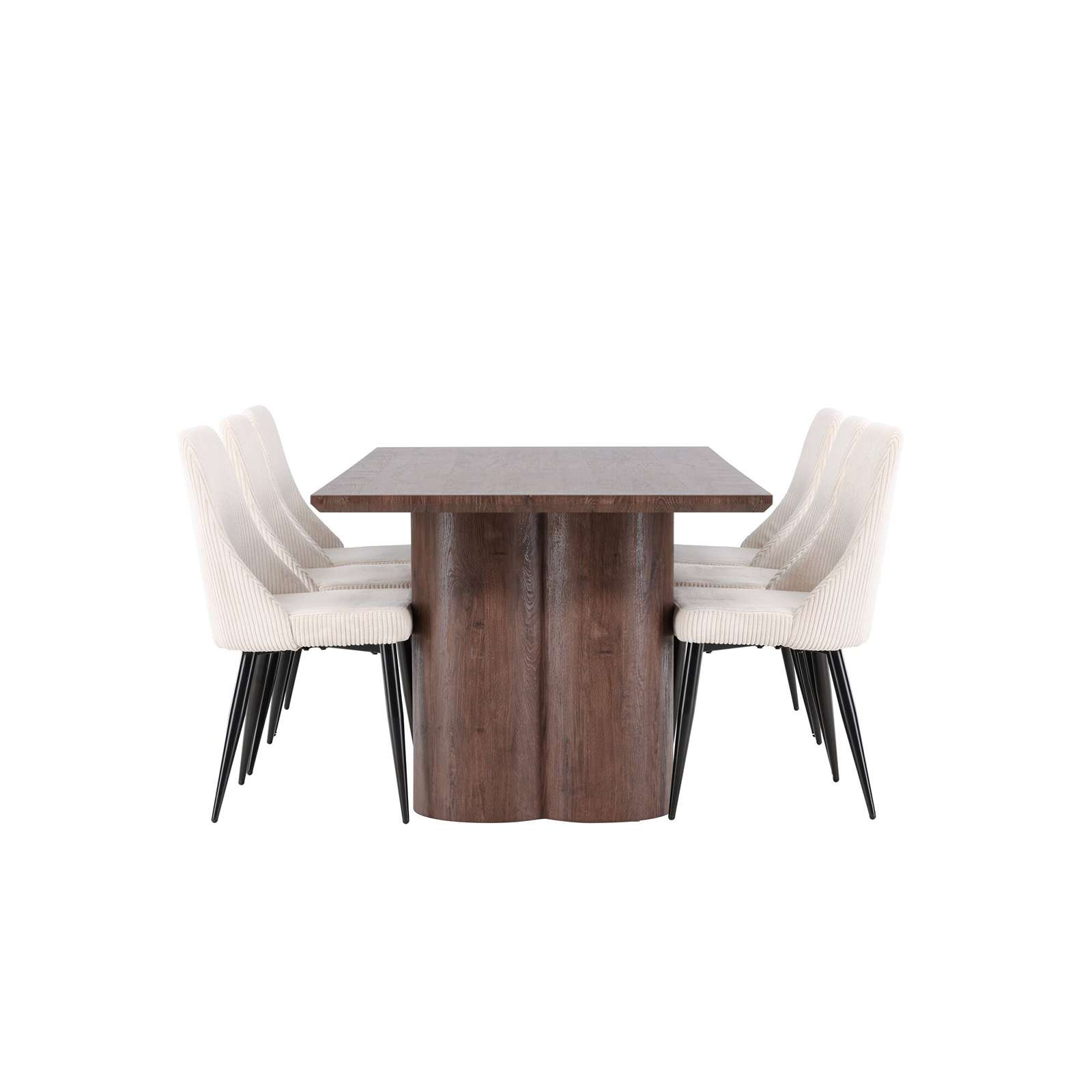 Spisegruppe Venture Home Olivia 210 med 6 stk Leone Stoler