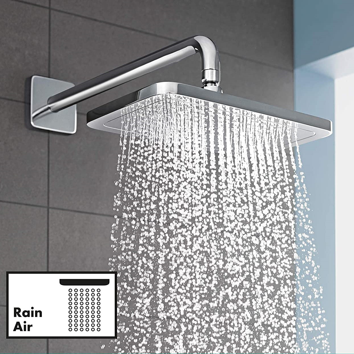 Takdusjsett Hansgrohe Croma E 280 Ecostat E for Innbygging 1jet