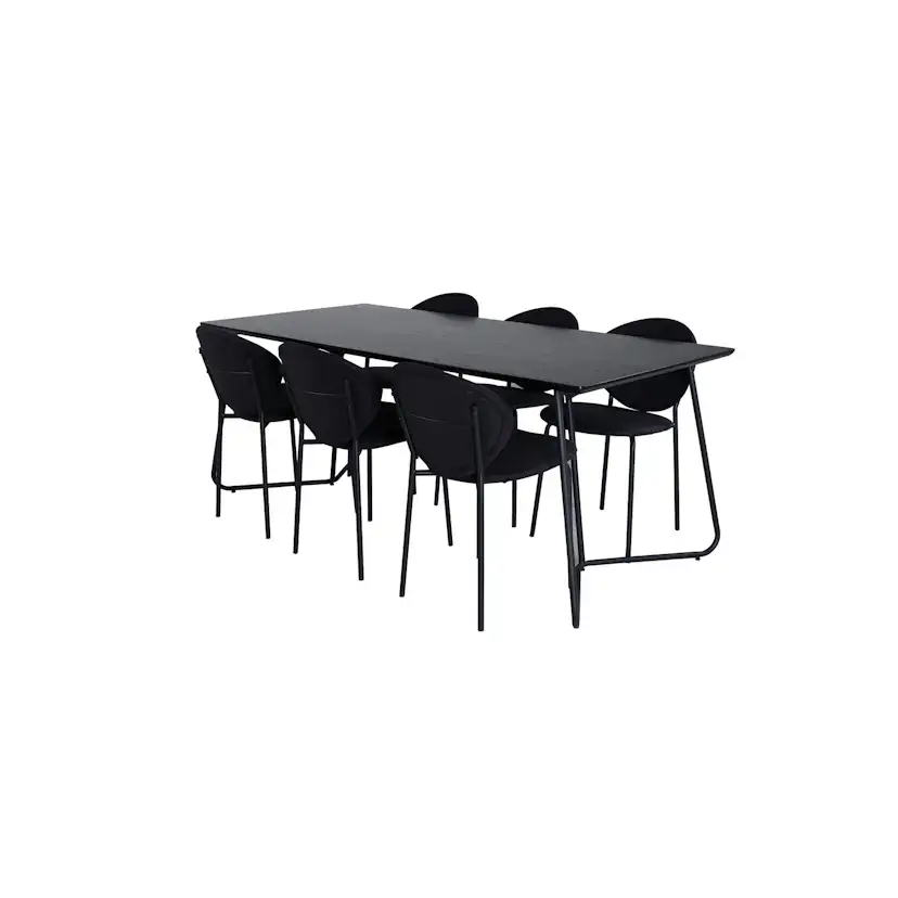 Spisegruppe Venture Home Annika med 6 Valor Stoler