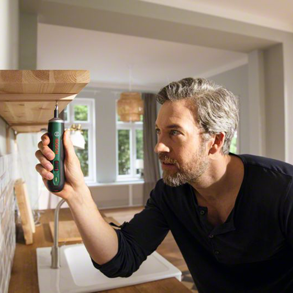 Skrutrekker Bosch Power Tools PushDrive Med Batteri