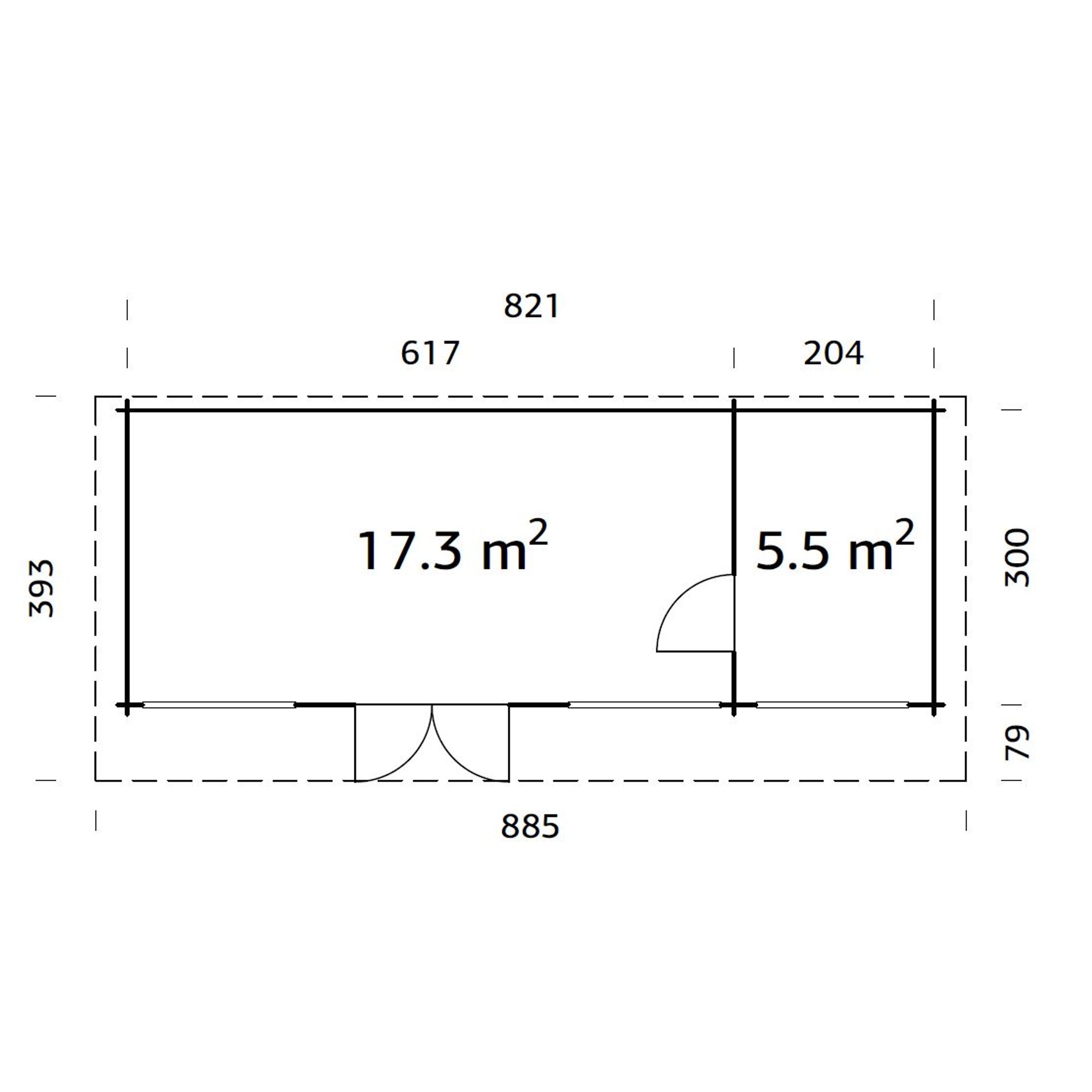 Anneks Palmako Heidi 22,8 m2
