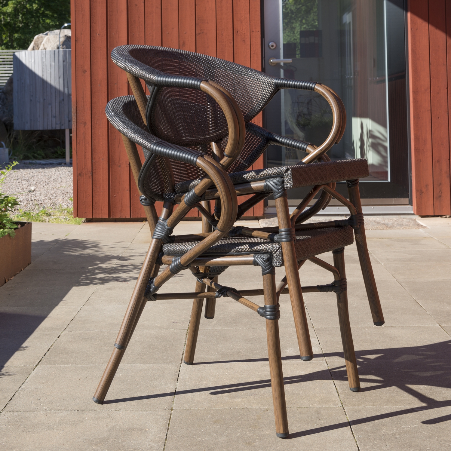 ÄPPELHED CAFÉSTOL Sort