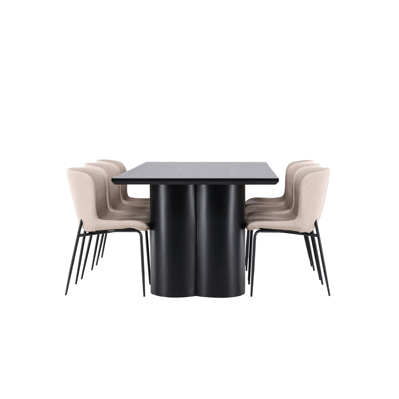 Spisegruppe Venture Home Olivia 210 med 6 stk Modesto Stoler