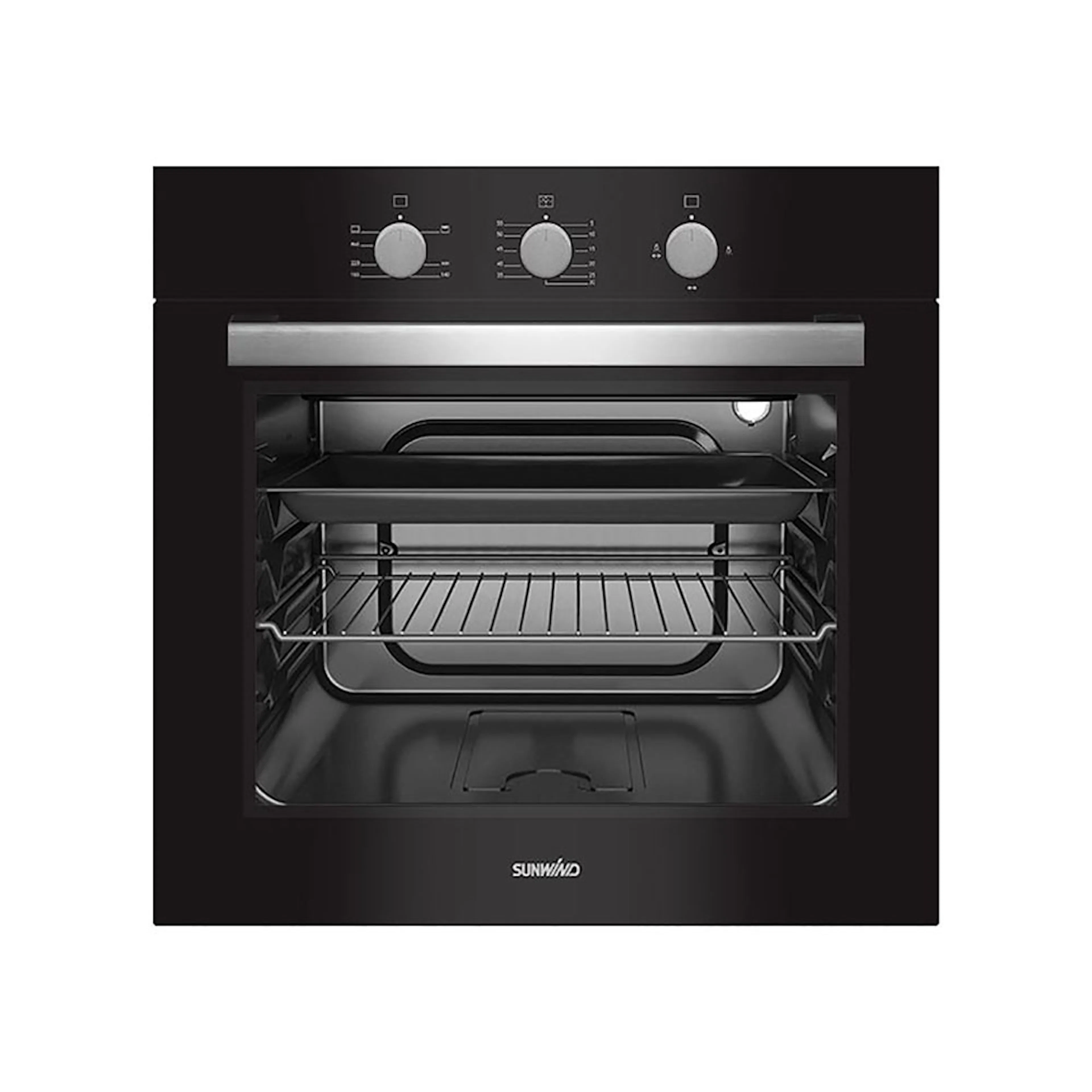 Innbyggingsovn Sunwind Chef Gass Sort