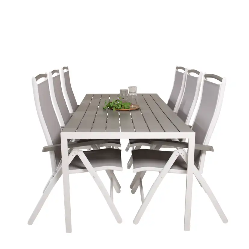Spisegruppe Venture Home Bront 205 med 6 Aleyna Stoler