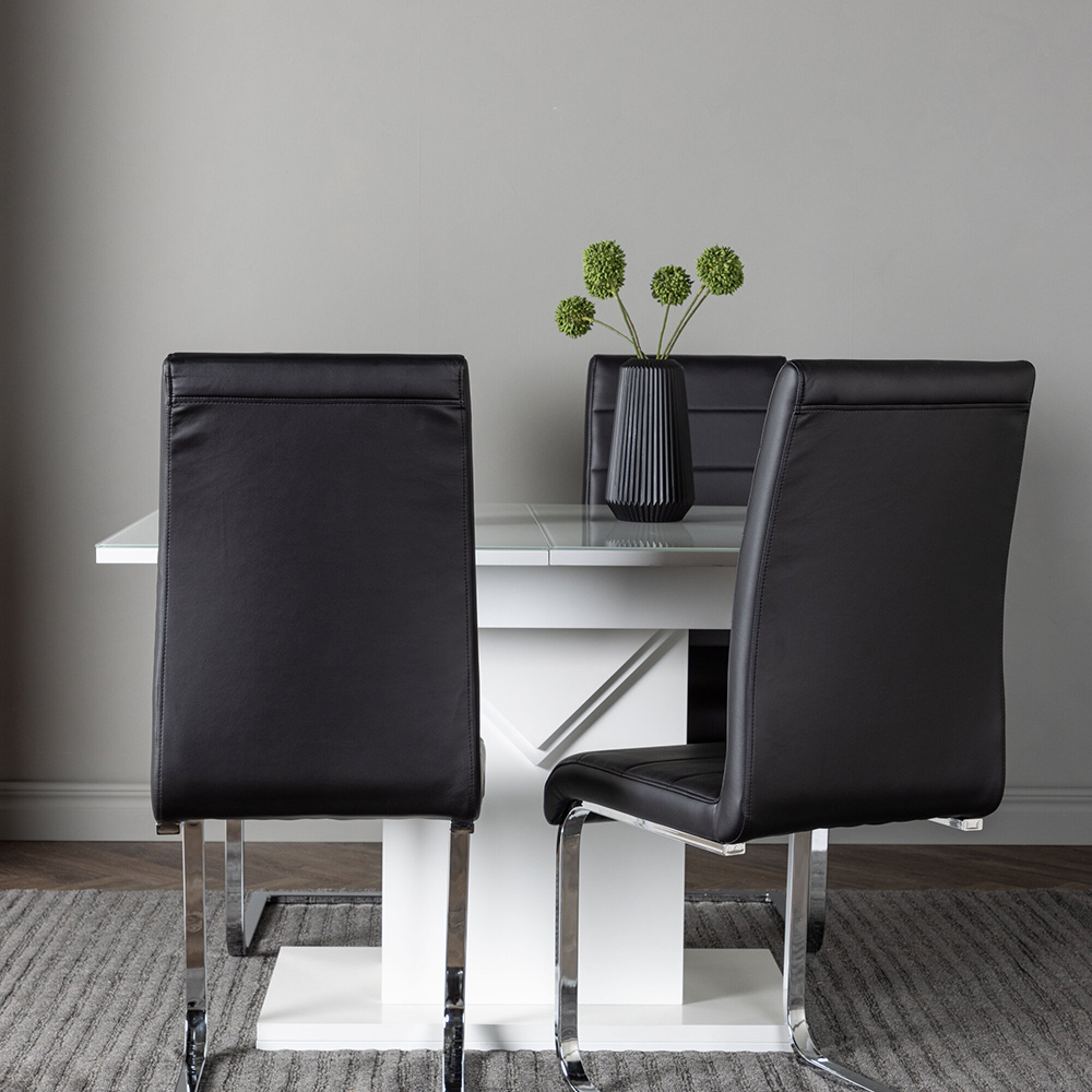 Spisegruppe Venture Home Pluto med 4 Tempo Stoler