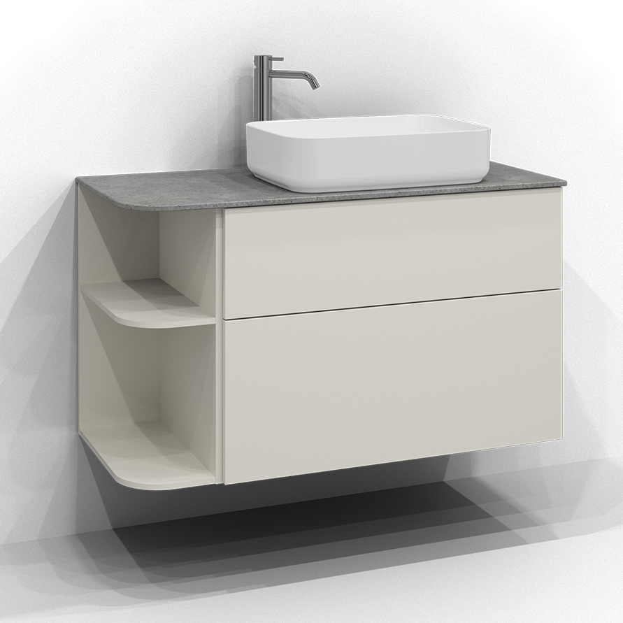 Bänkskiva Svedbergs Poem Soft Kalk | badrum - badrumsmobler - tillbehor-badrumsmobler | KakelKungen