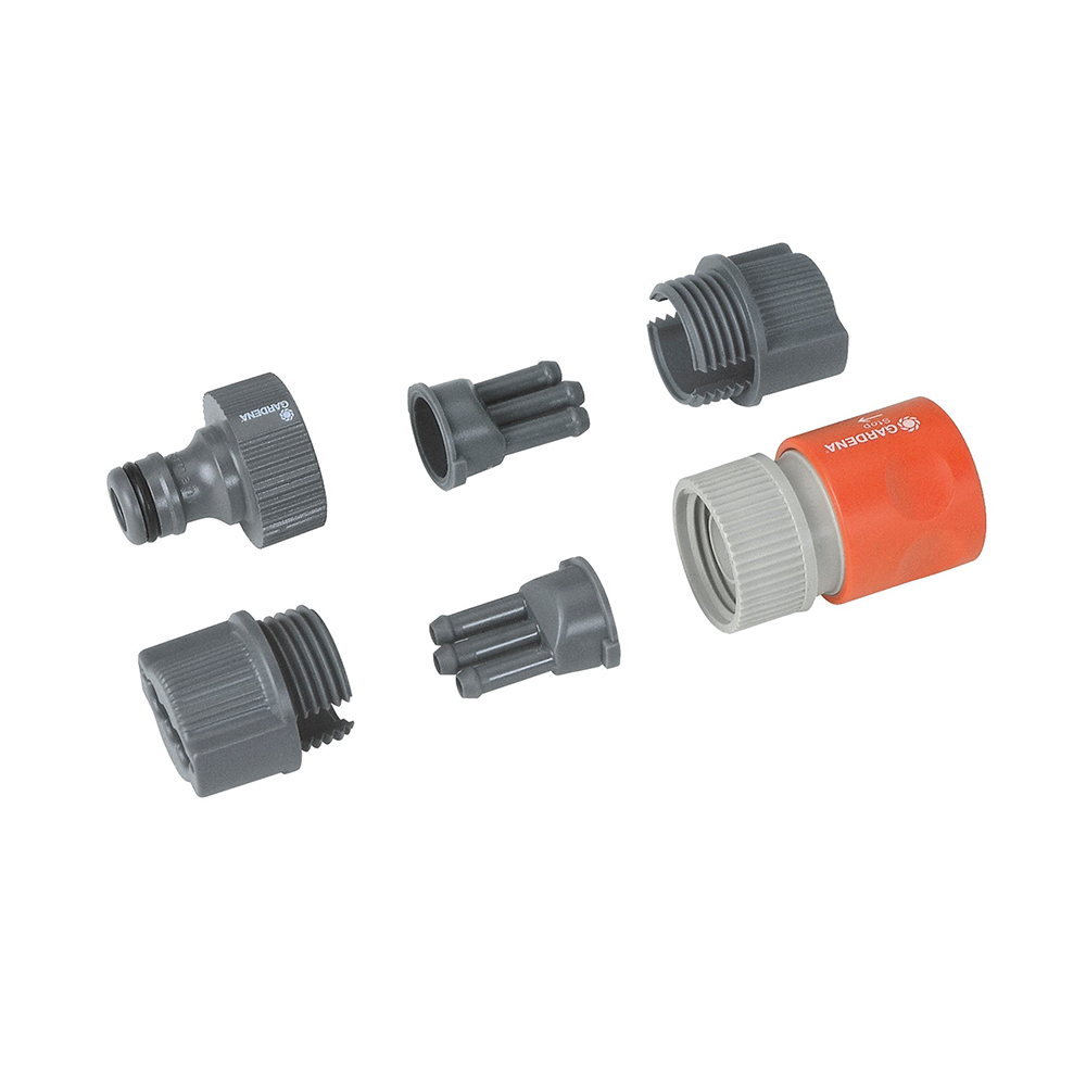 Tilkoblinssett Gardena for Sprederslange