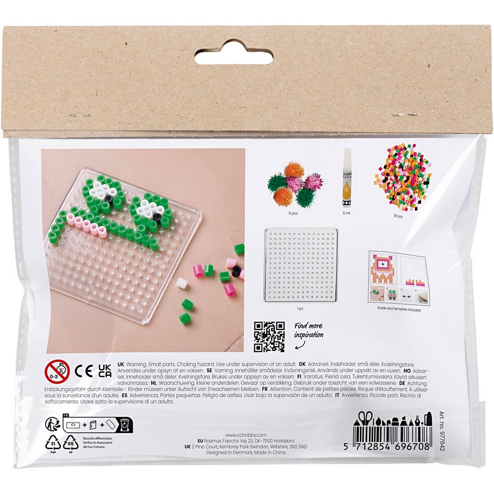 Hobbysett Creativ Company Mini DIY Kit Rørperler Monster