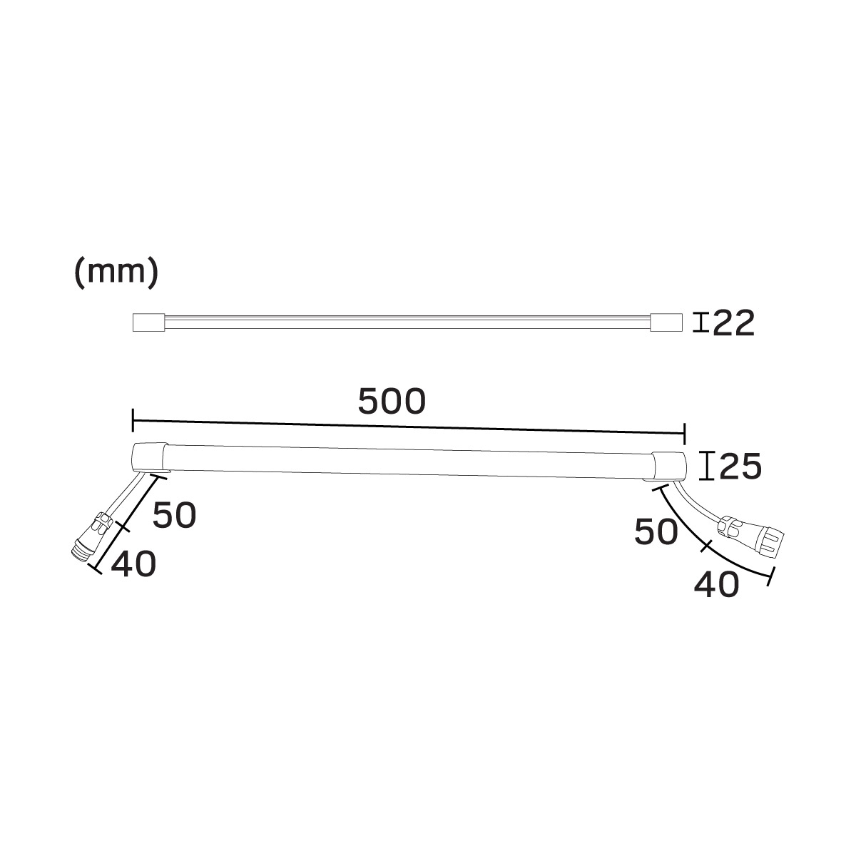 LED-Lampe Hide-a-lite Heatline