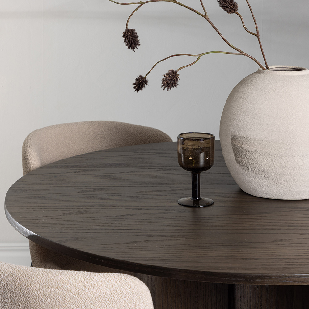 Spisegruppe Venture Home Olivia Ø 110 cm med 4 Modesto Stoler