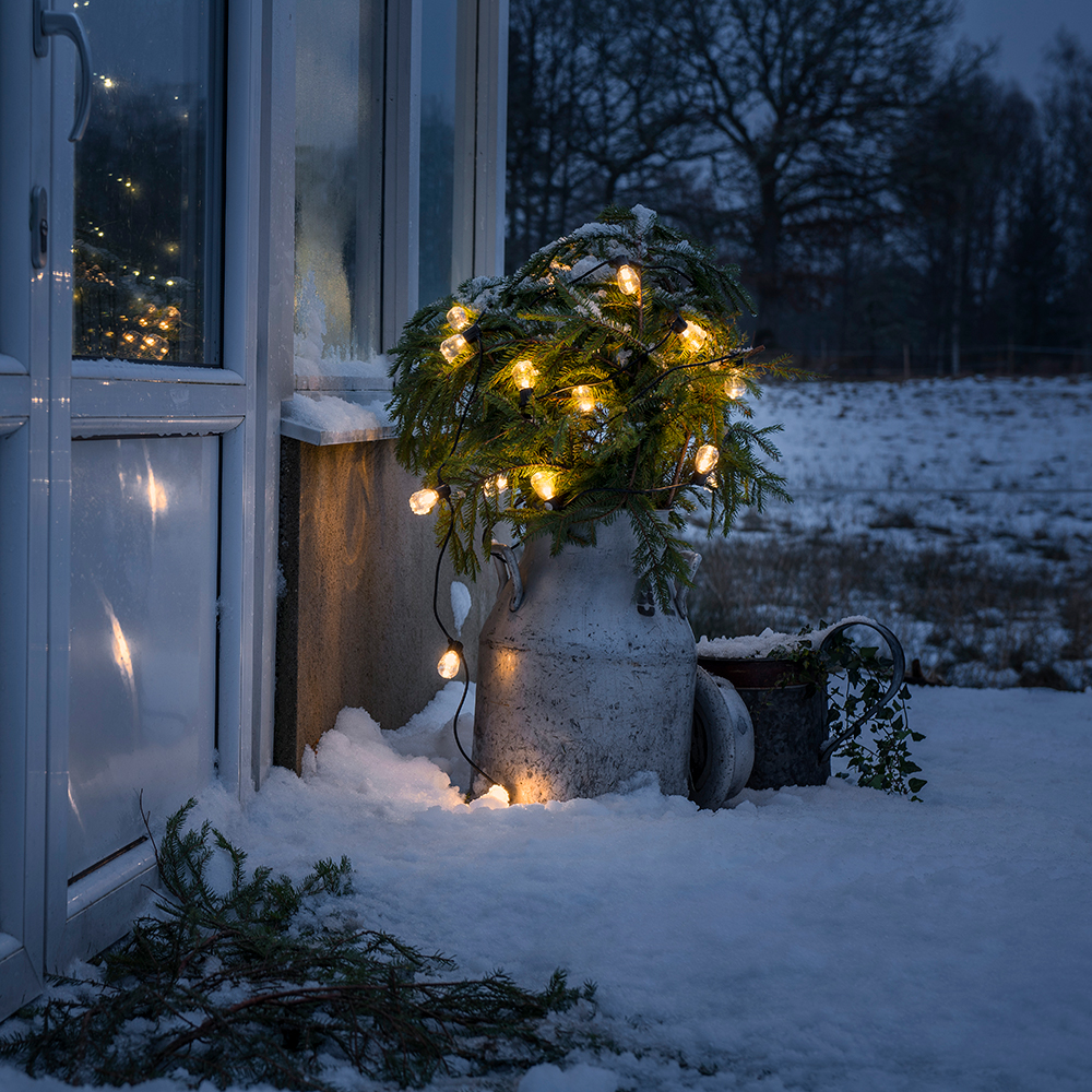 Lyslenke Gnosjö Konstsmide 20 st Oval LED
