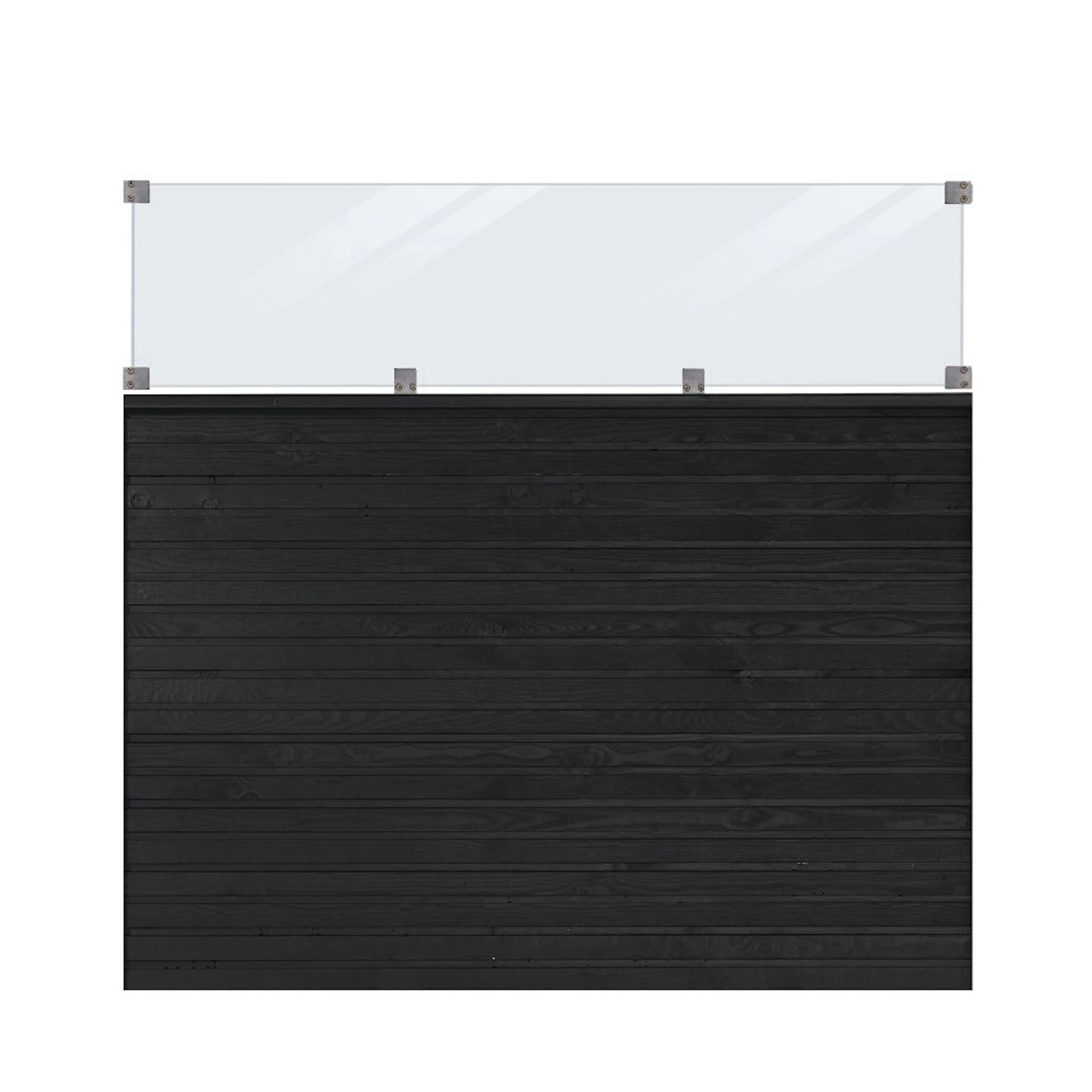 Levegg PLUS Plank med Glass 174x163