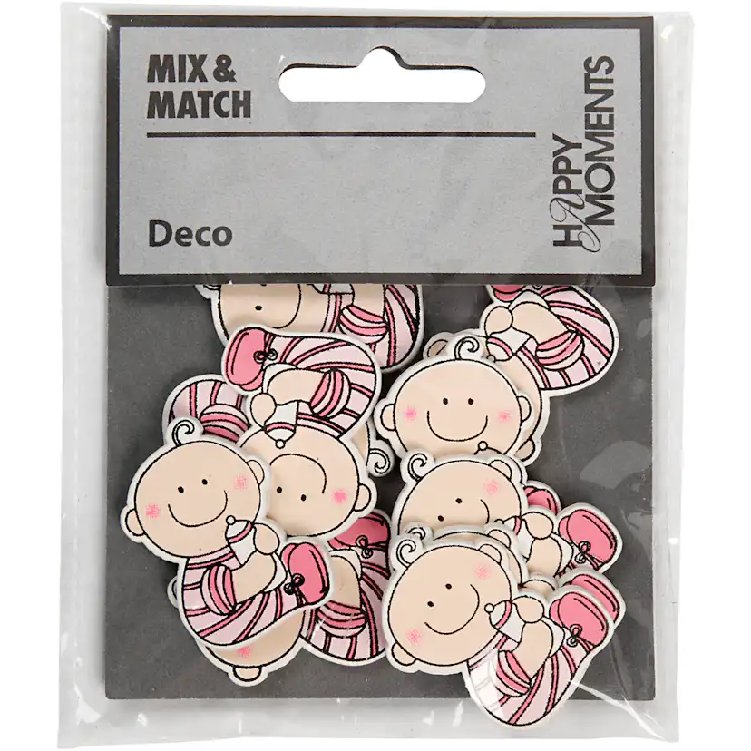 Figurer Creativ Company Baby Str 24x35 mm 10 stk/1 Pk