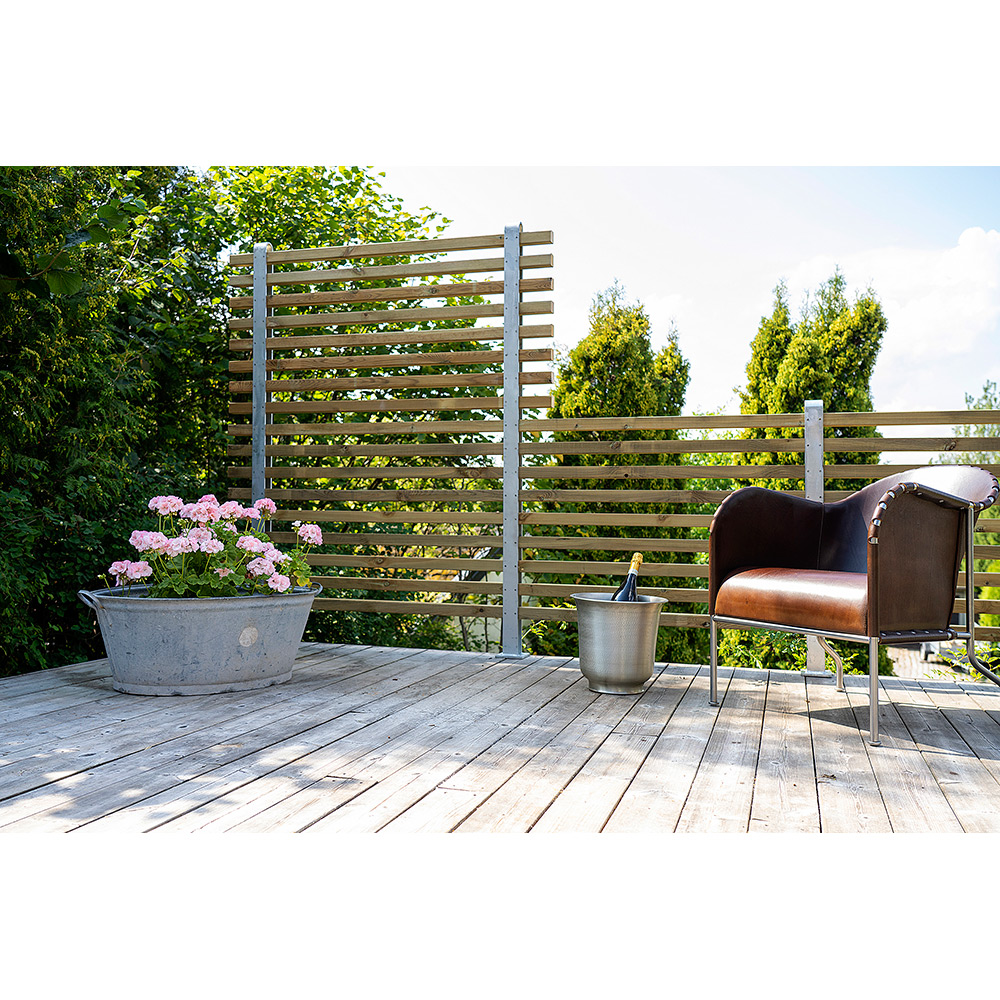 Gjerdestolpe Skotte Garden Arkad Lang