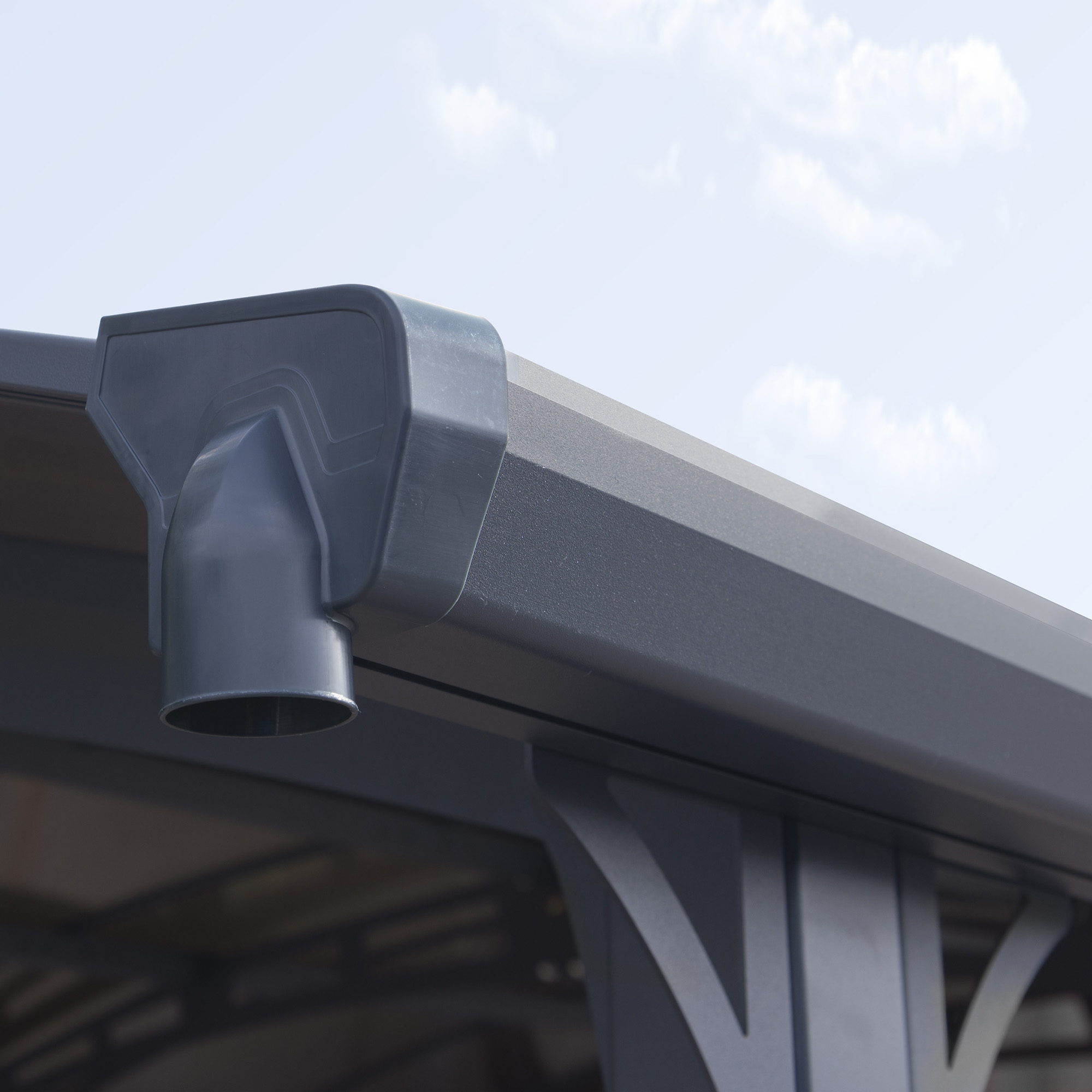 Carport Canopia av Palram Arcadia i Metall 3,6x6,5 m