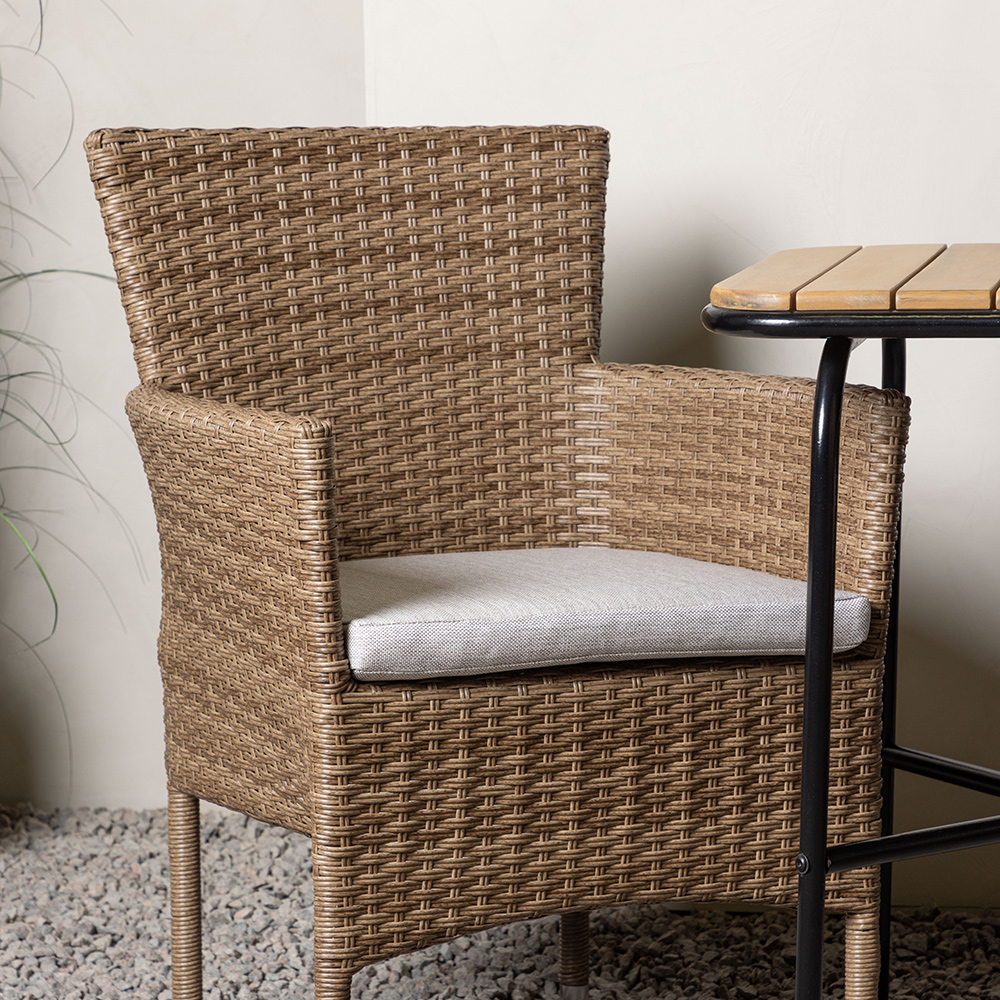 Cafégruppe Venture Home Holmbeck Bord med 2 Malina Stoler