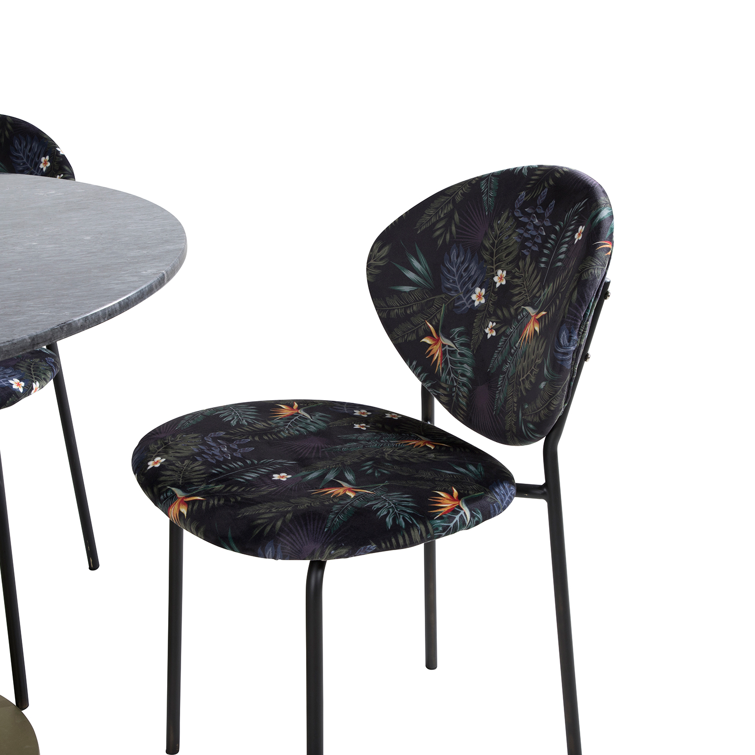 Spisegruppe Venture Home Estelle med 4 Valor Stoler Polyester