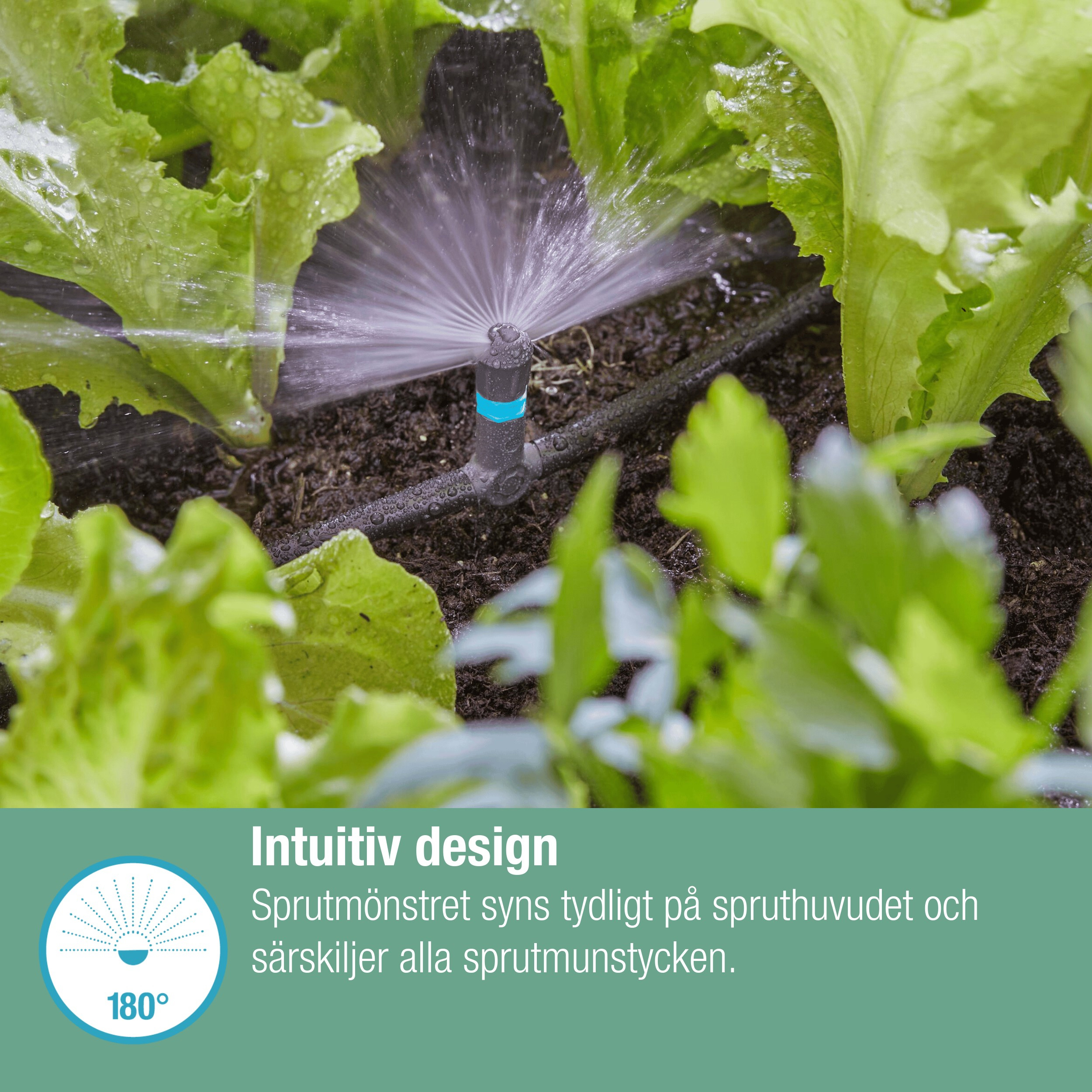 Sprederdyse Gardena Micro 180°