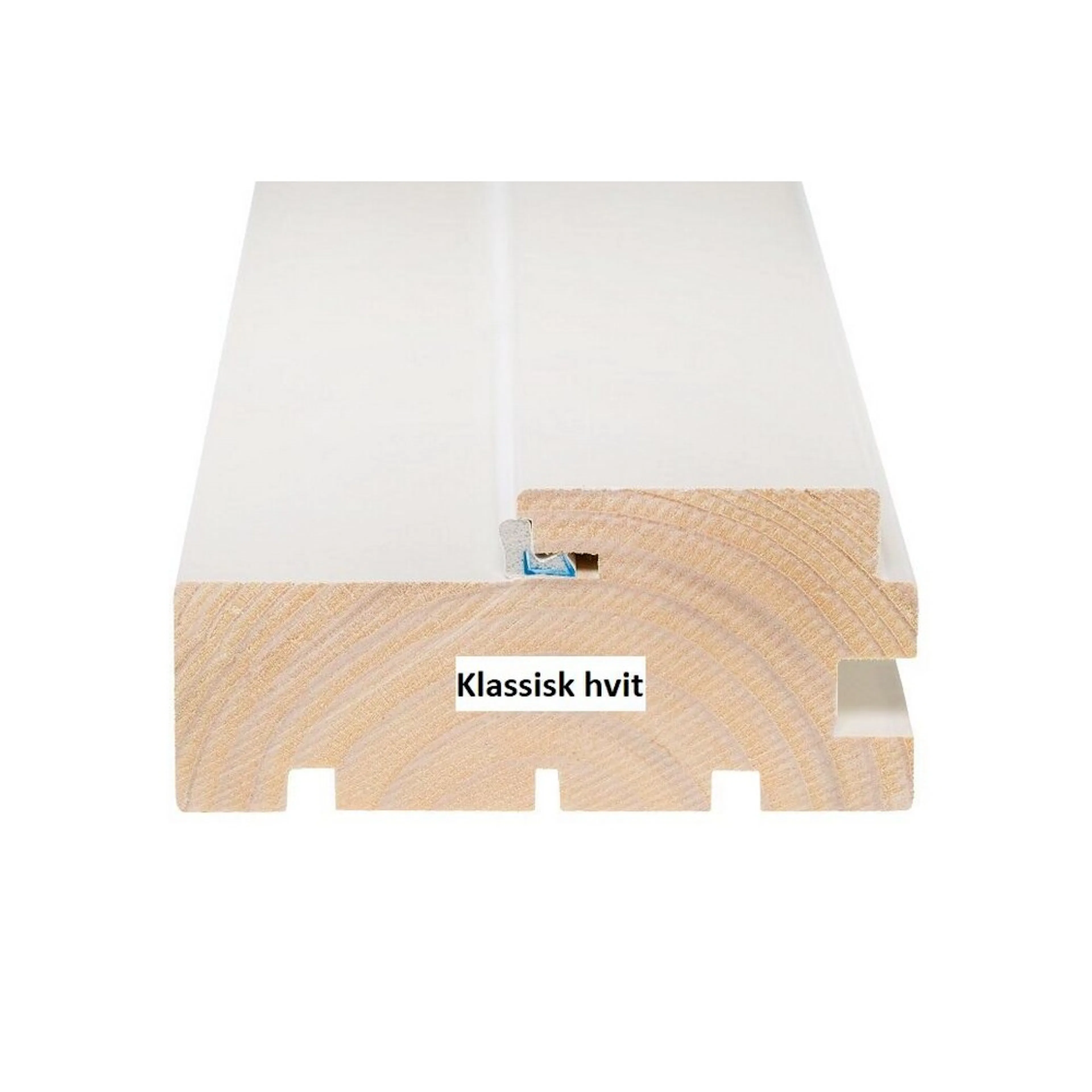92 karmsett 10x21 S 0500 N D: 92 mm, Hvit, 100x210 cm