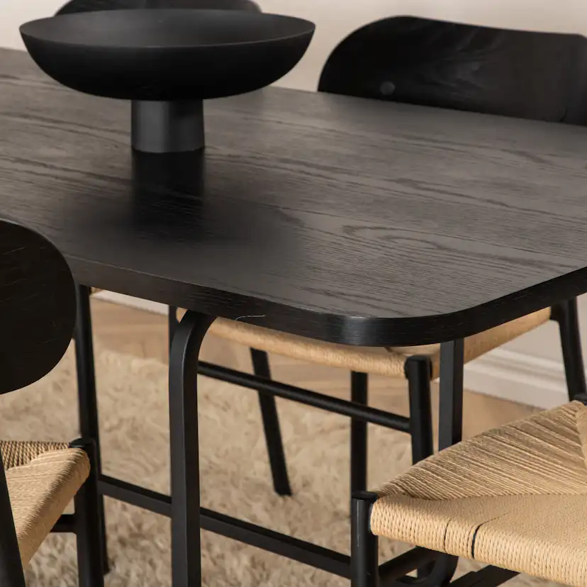 Spisegruppe Venture Home Uno med 6stk Polly Stoler