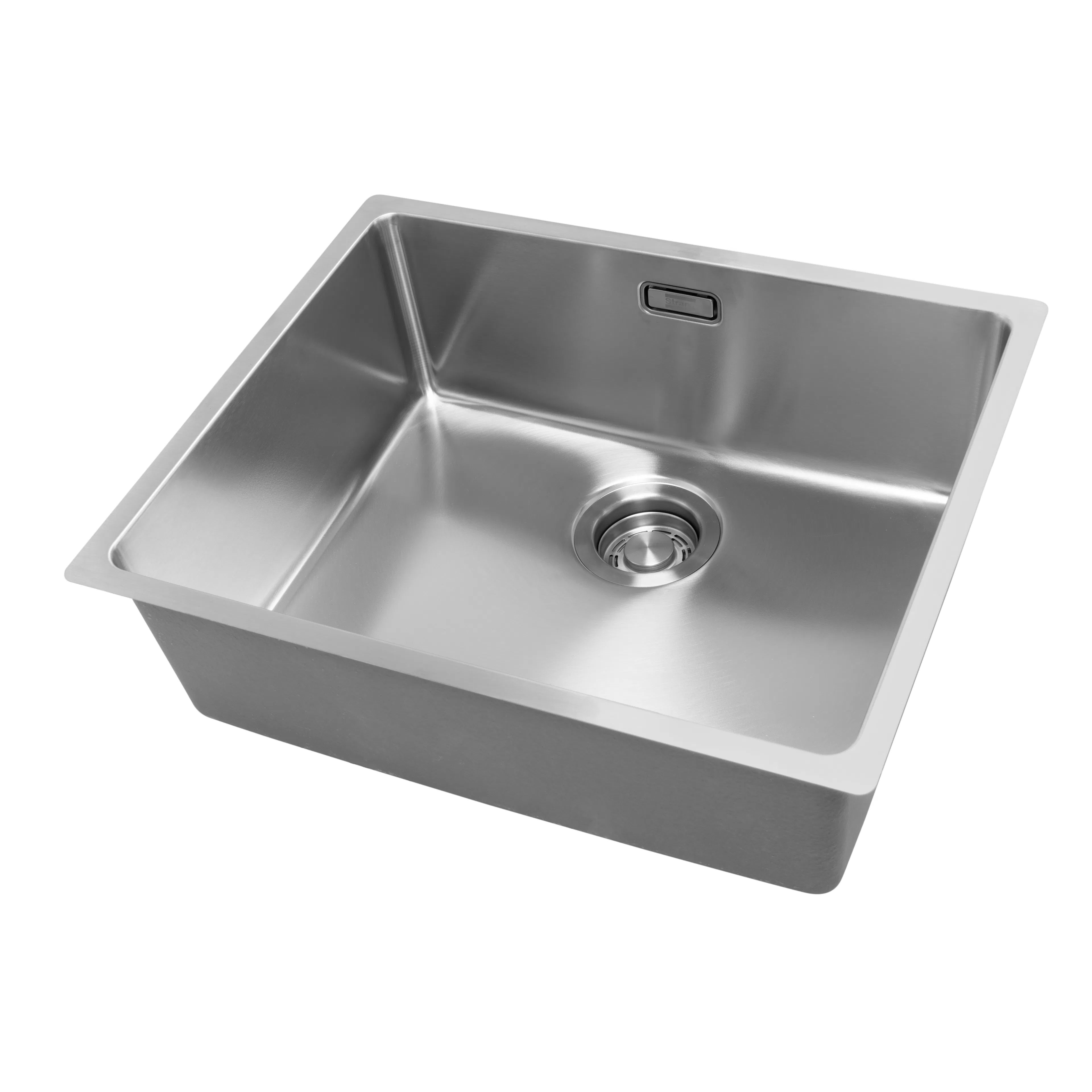 Kjøkkenvask Strand Stainless STX50-E Pressad Enkelvask for Underliming