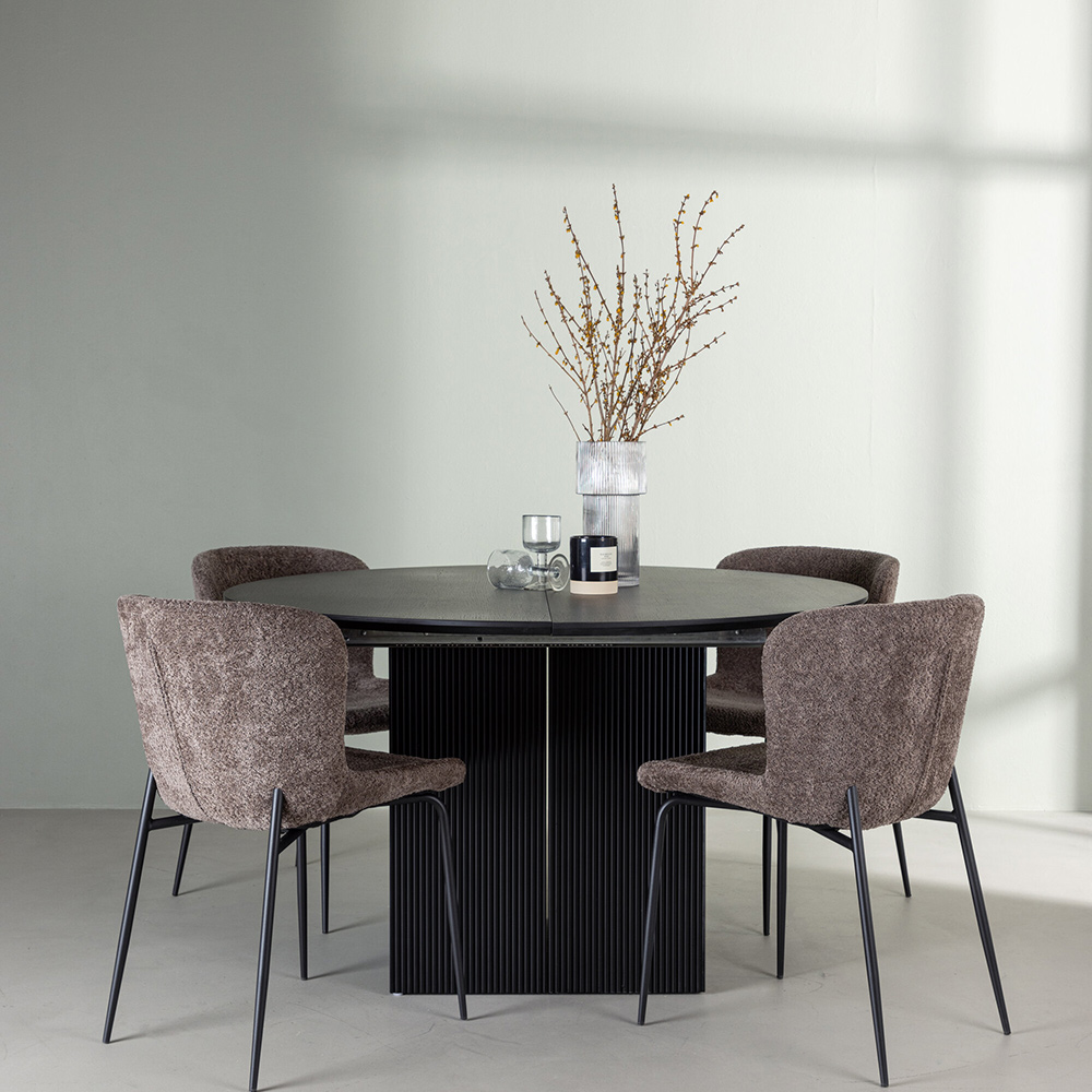 Spisegruppe Venture Home Matilda med 4 Modesto Stoler