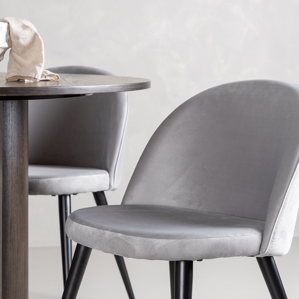 Spisegruppe Venture Home Olivia med 4 Velvet Stoler