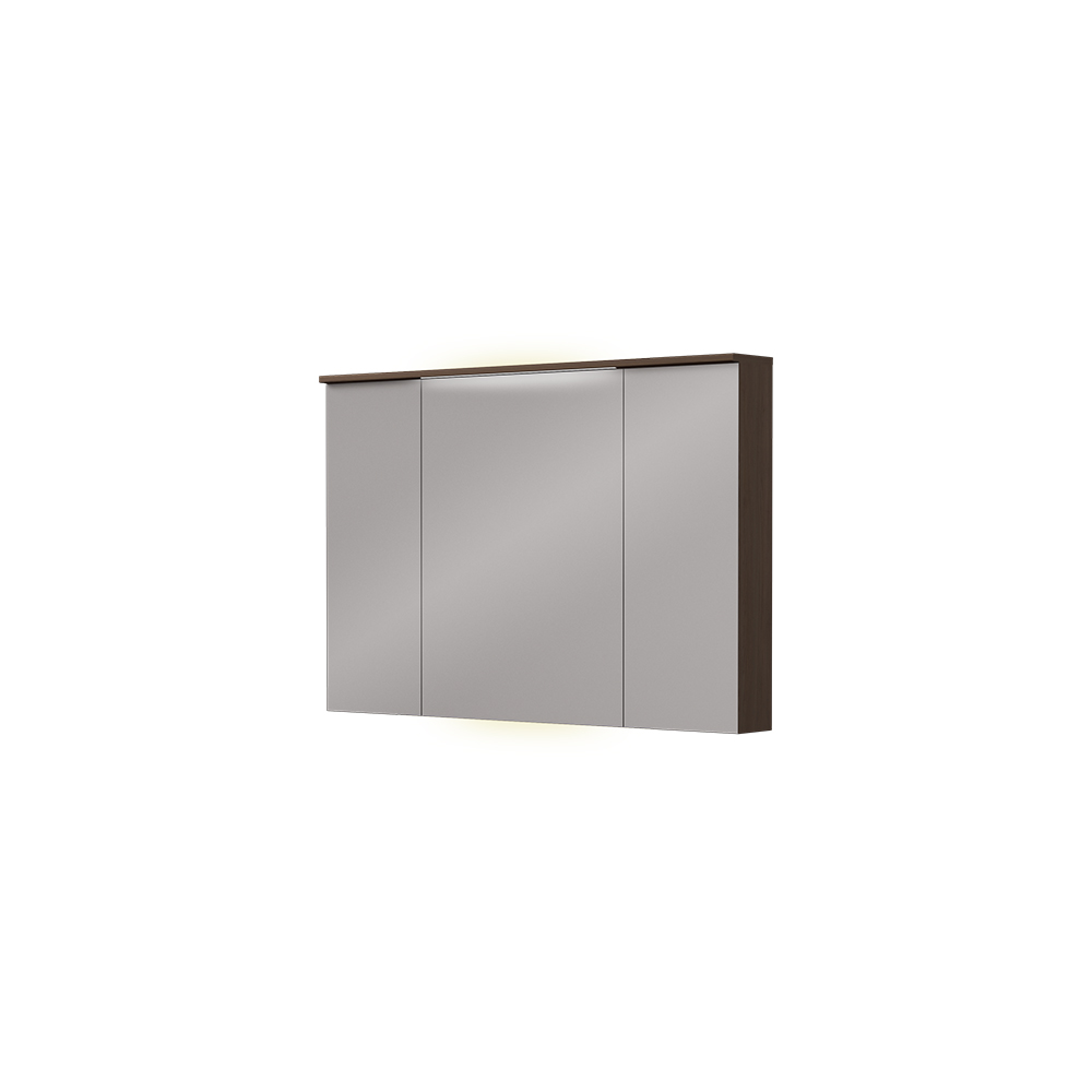 Speilskap FOSSBAD B120 D12 med Lystopp 60 + 30 + 60
