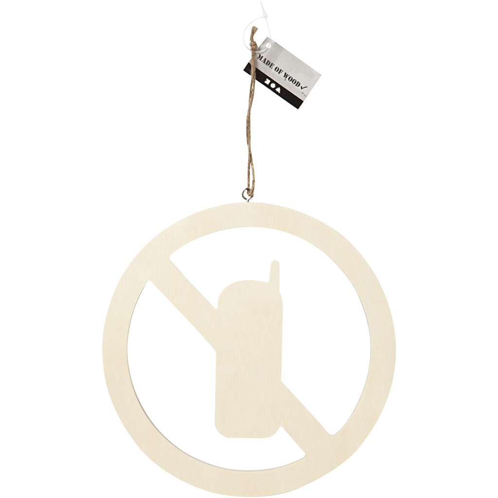 Skilt Creativ Company Mobiltelefon Forbudt