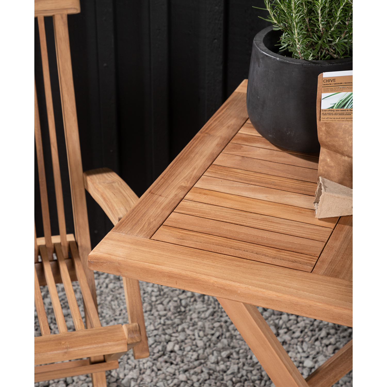 Cafébord Venture Home Kenya Teak 70x70cm