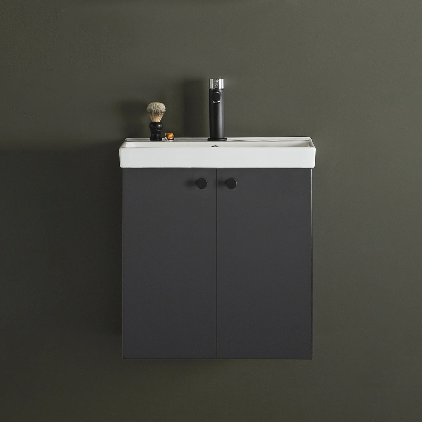 KOMMOD NEAT LUCKOR ANTRACIT 550 550 mm, Antrasitt
