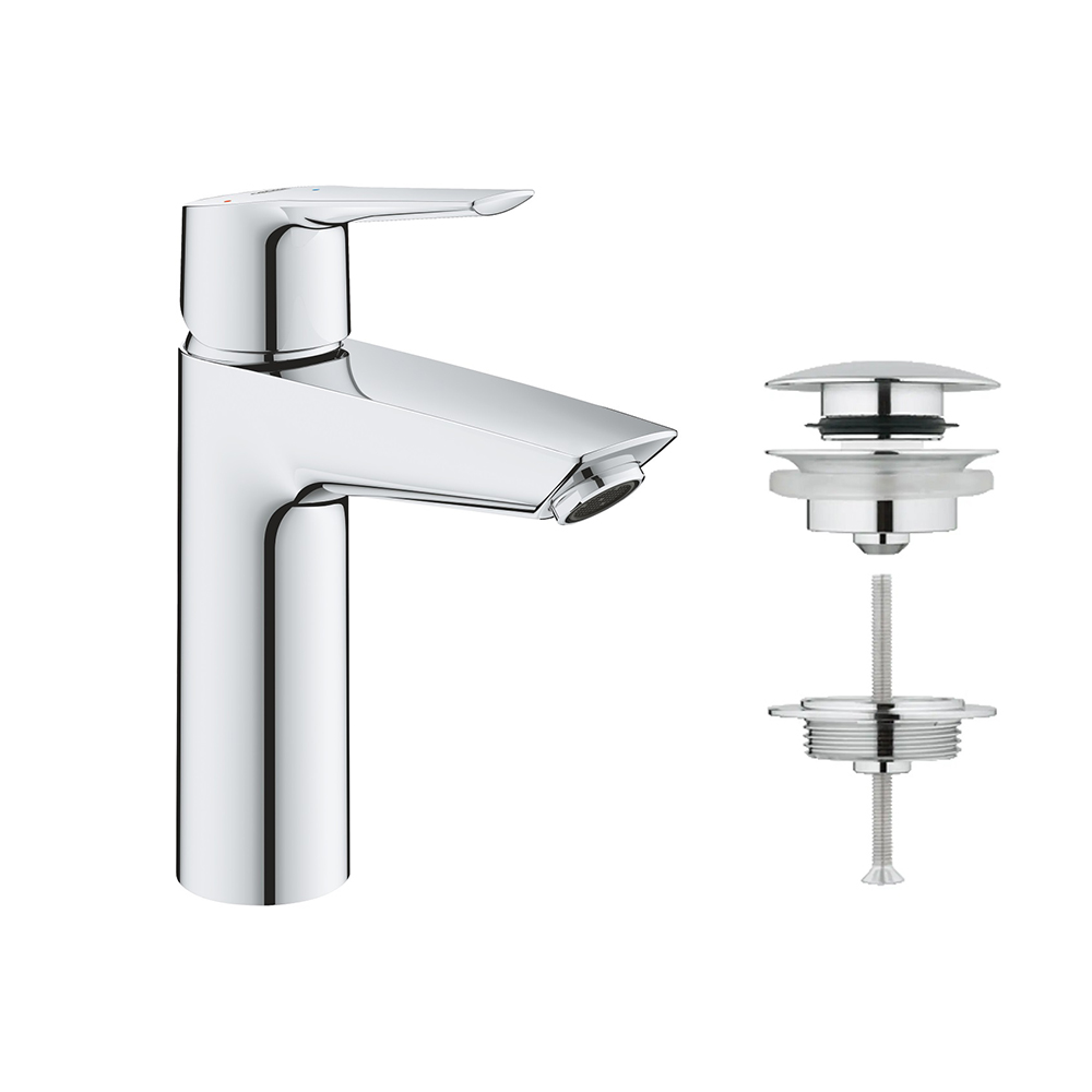Tv&auml;ttst&auml;llsblandare Grohe Start 23746 med Bottenventil
