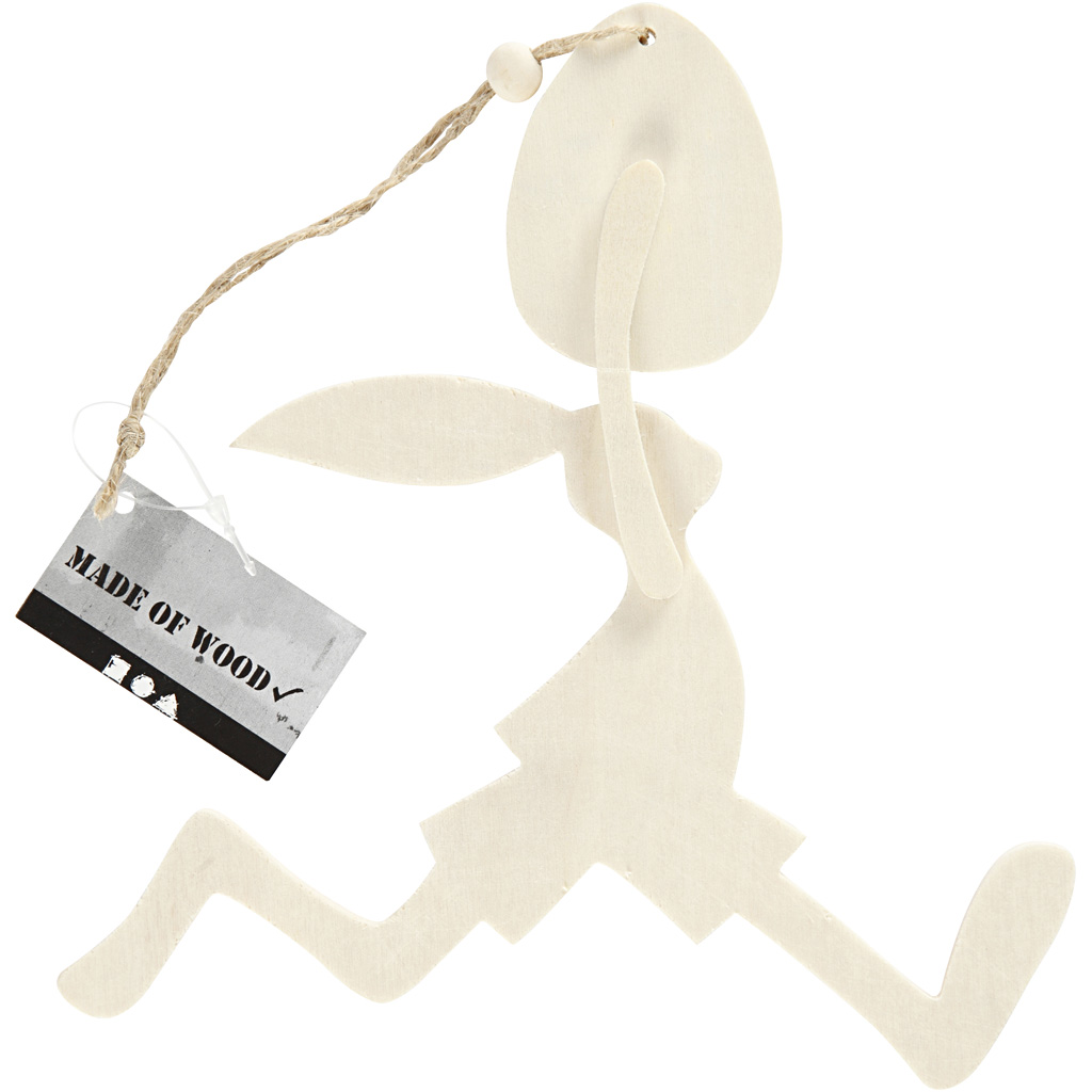 Figurer Creativ Company Hare med Egg 1 Sett