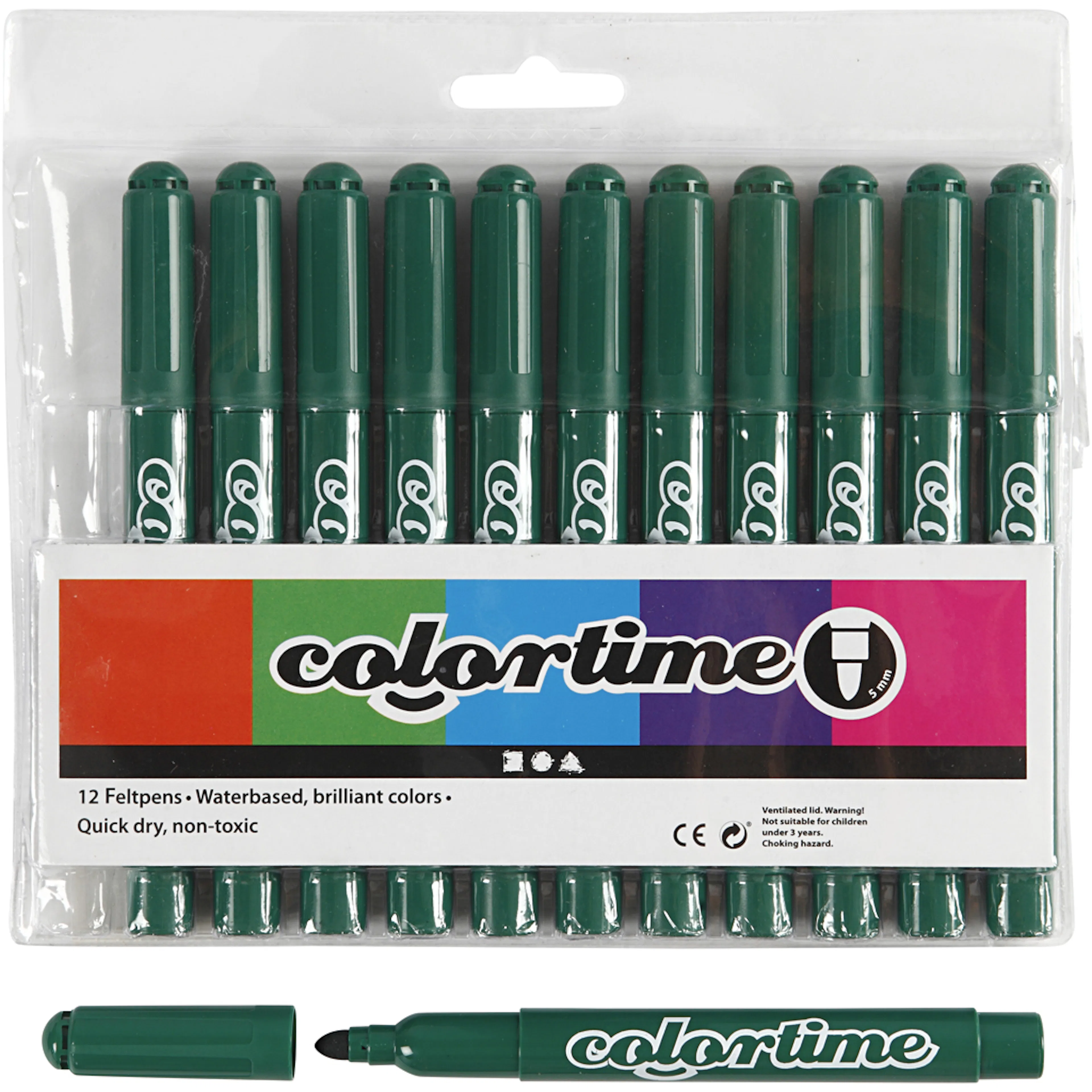 Tusjpenner Creativ Company Colortime Strek 5 mm 1 Pk