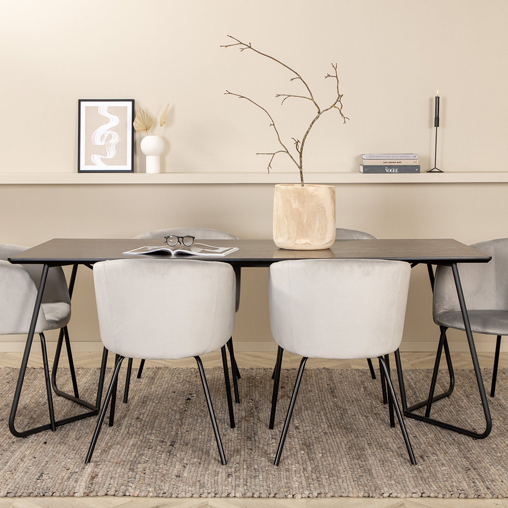 Spisegruppe Venture Home Annika Spisebord og Bergen Spisestol