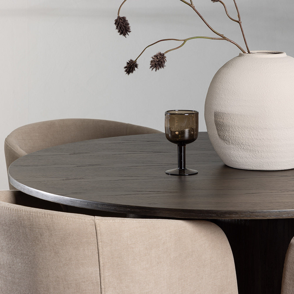 Spisegruppe Venture Home Olivia Ø 110 cm med 4 Berit Stoler