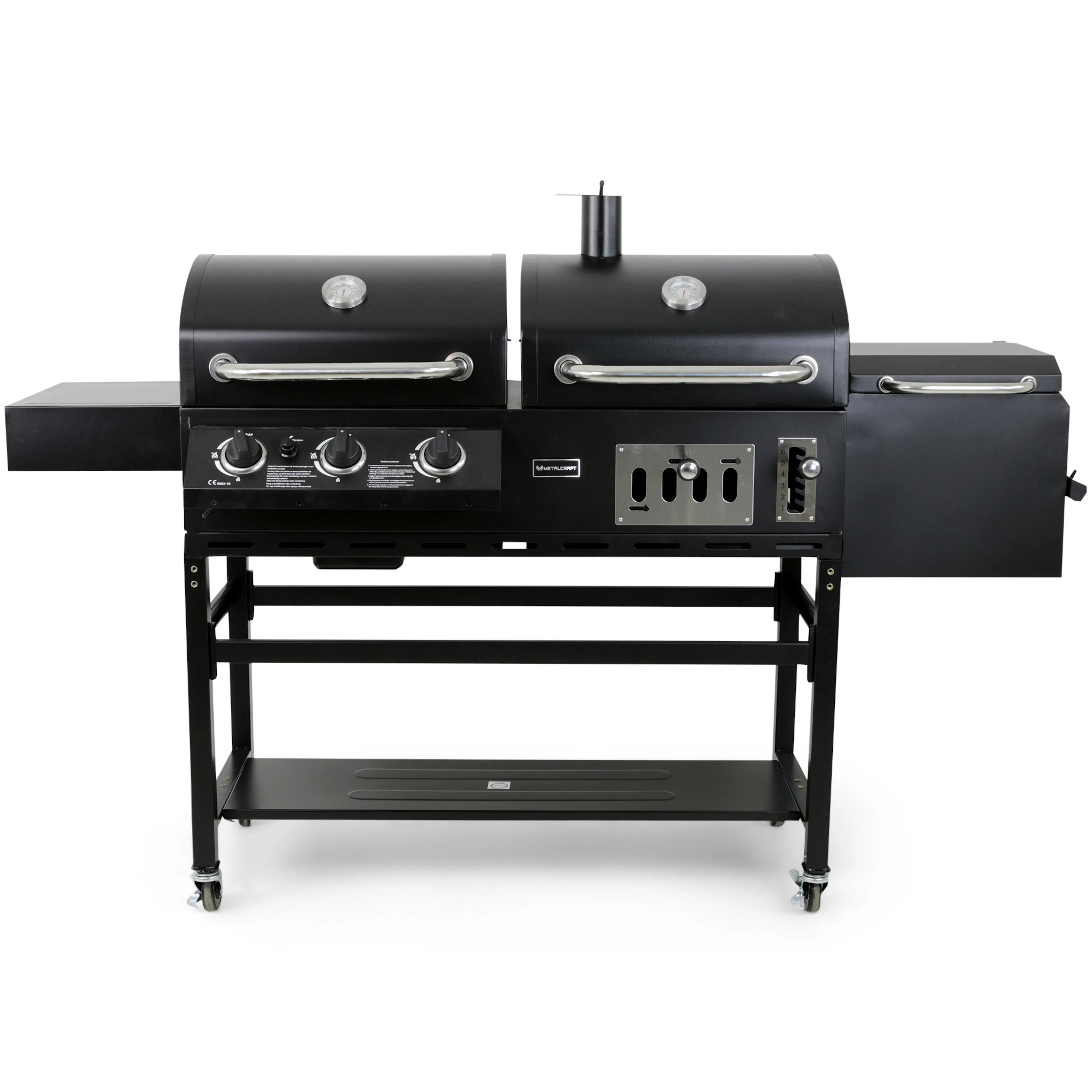 Gass/Kullgrill Metalcraft Cleveland med Røyk