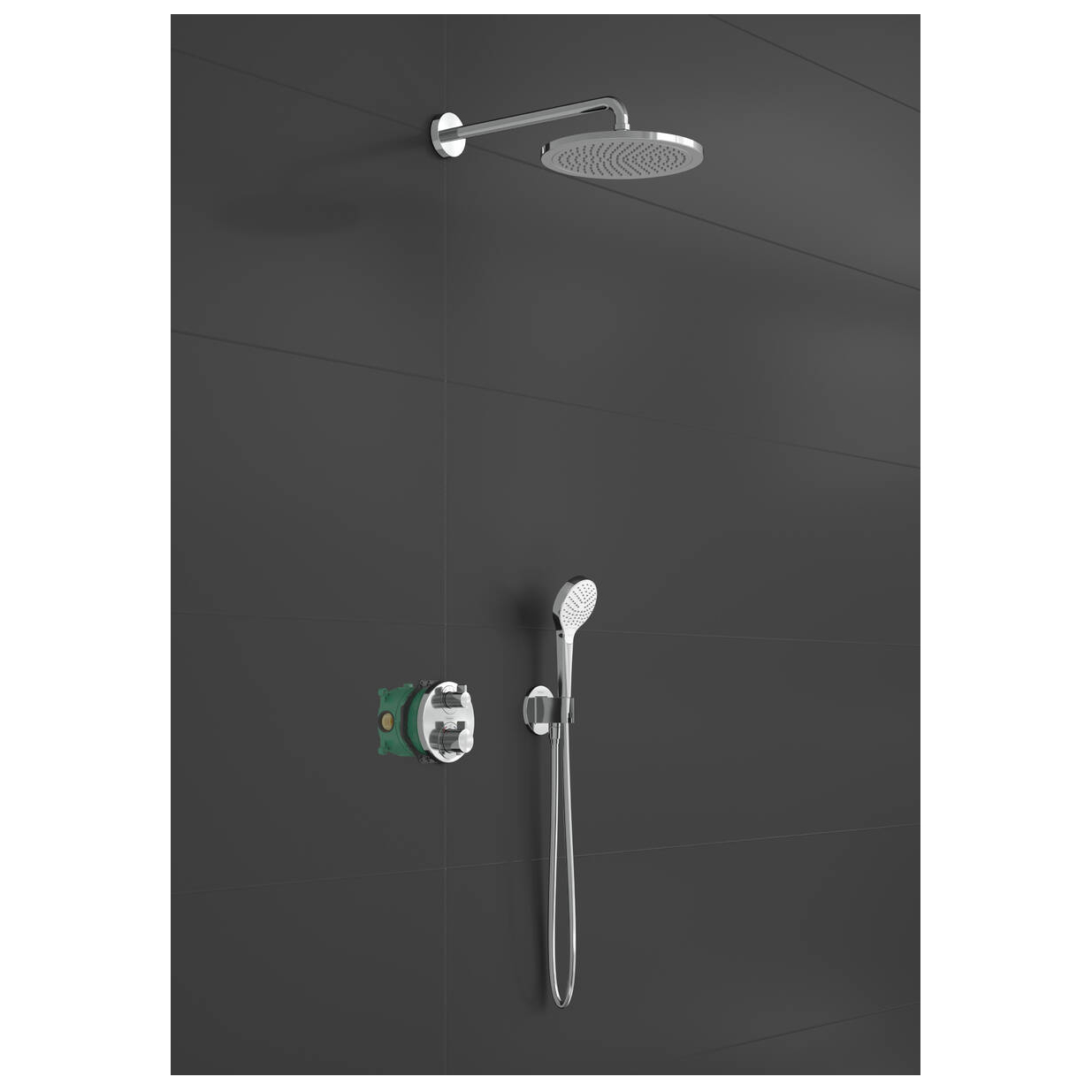 Takdusjsett Hansgrohe Croma 280 Ecostat S for Innbygging 1jet