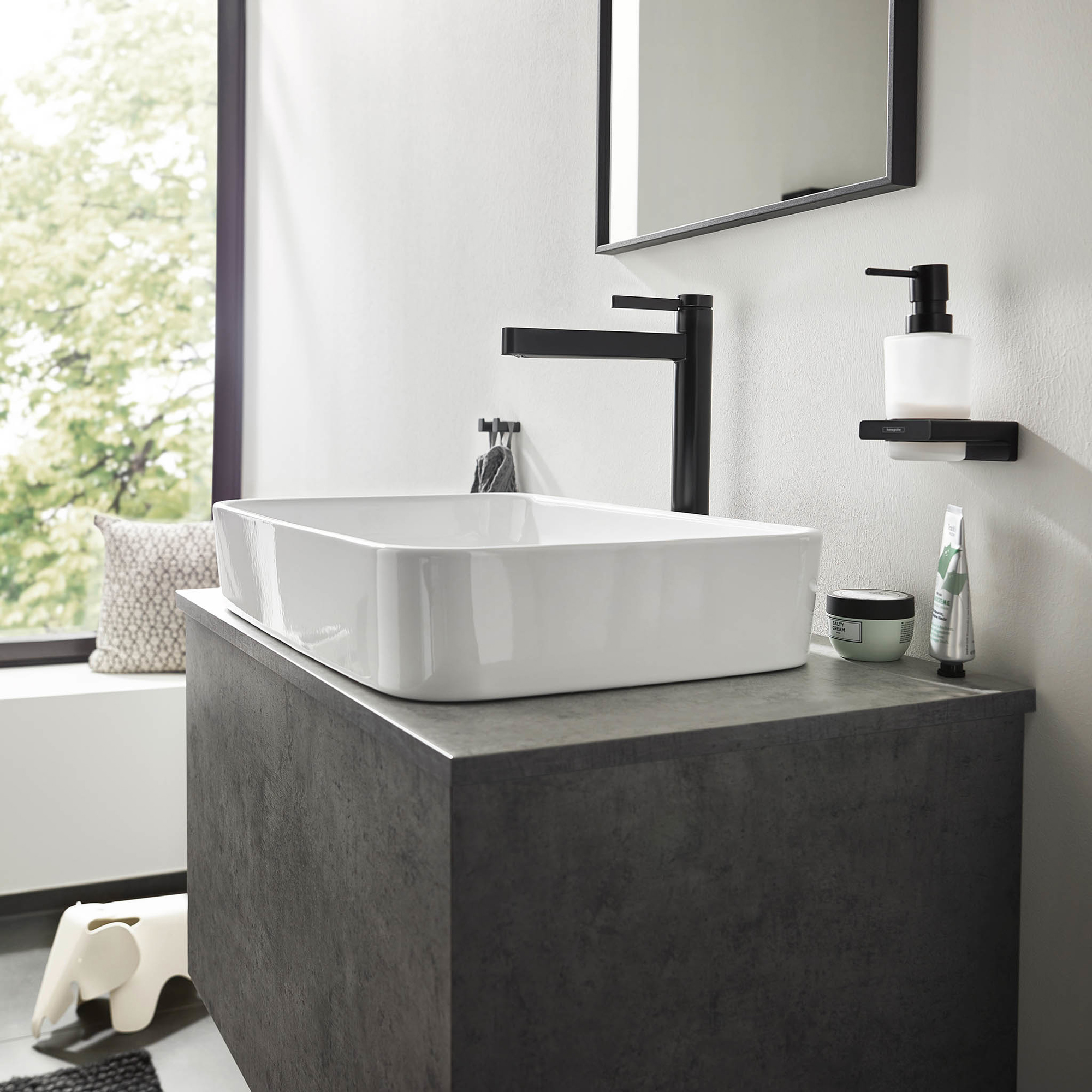 Servantbatteri Hansgrohe Finoris 260 med Bunnventil