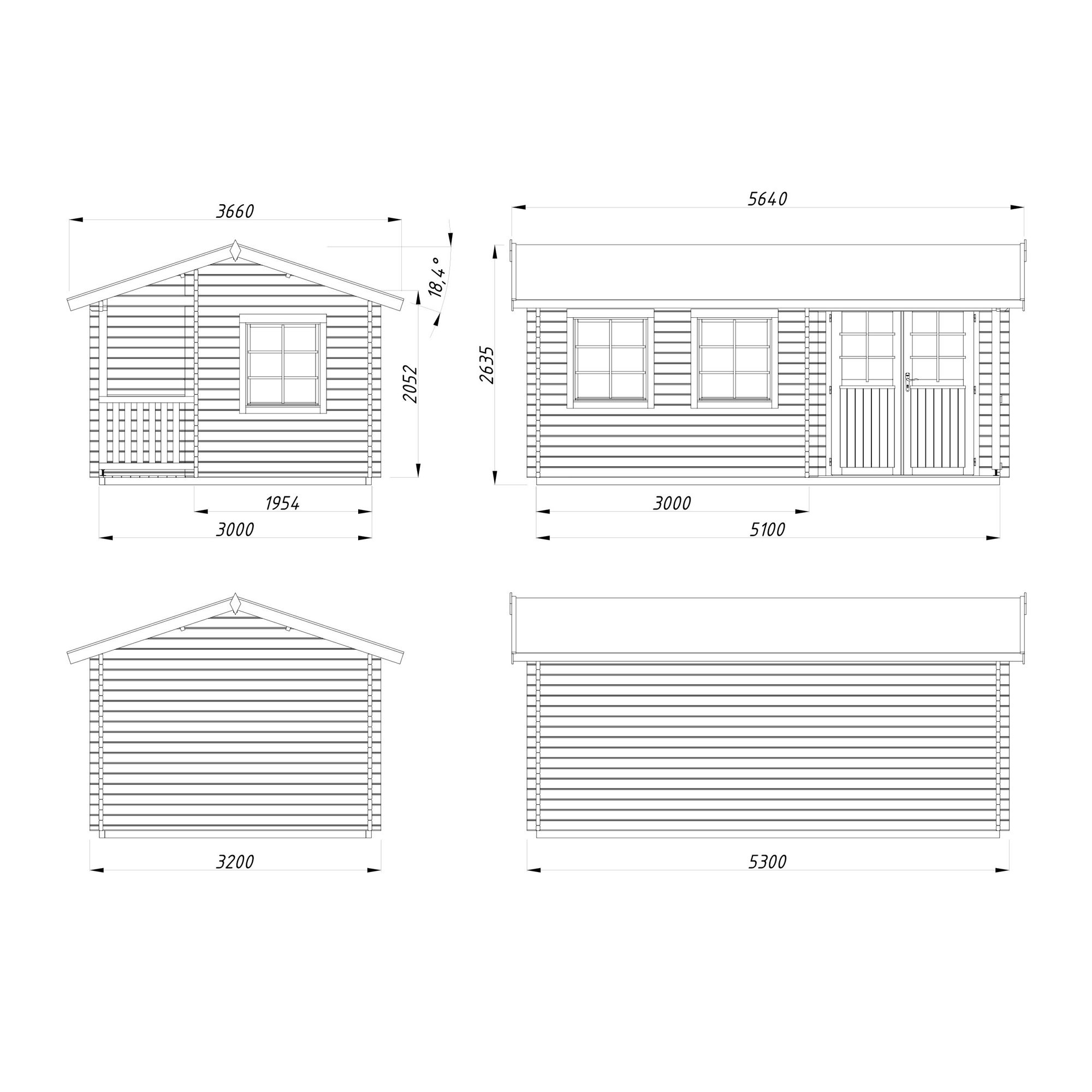 Anneks Palmako Susanna 12,4 m2