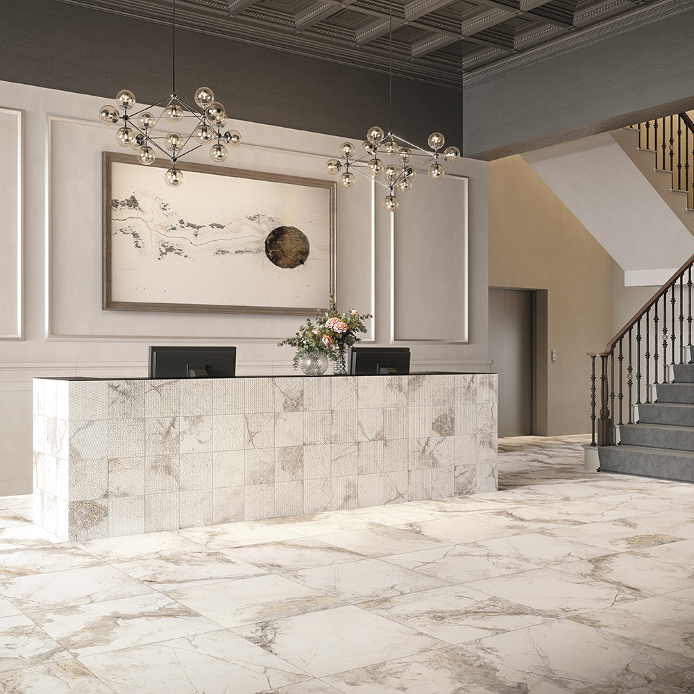 Klinker Astor Ceramiche Golden Age Hvit 60x60 cm