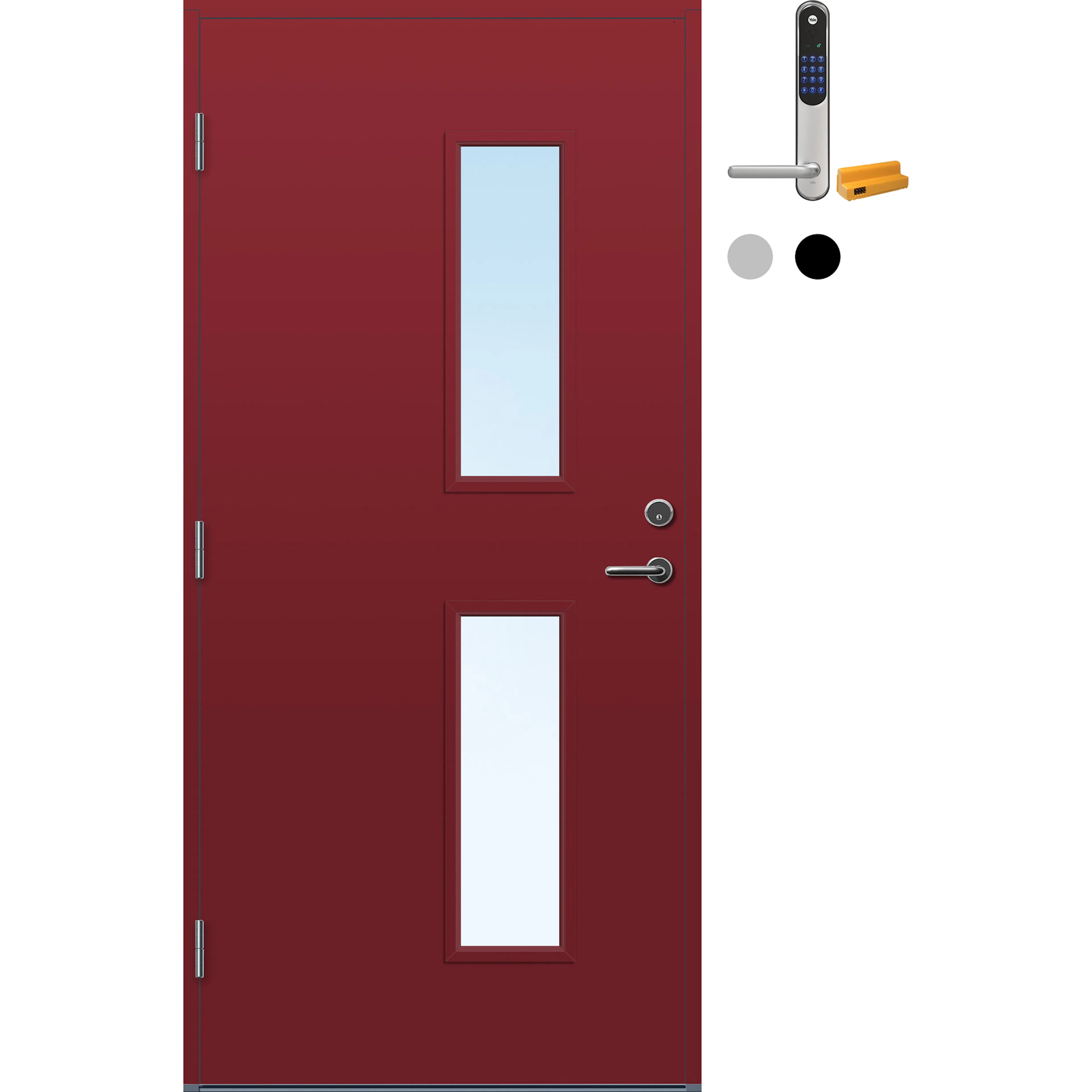 NCS S-4050-R, Mørk Rød