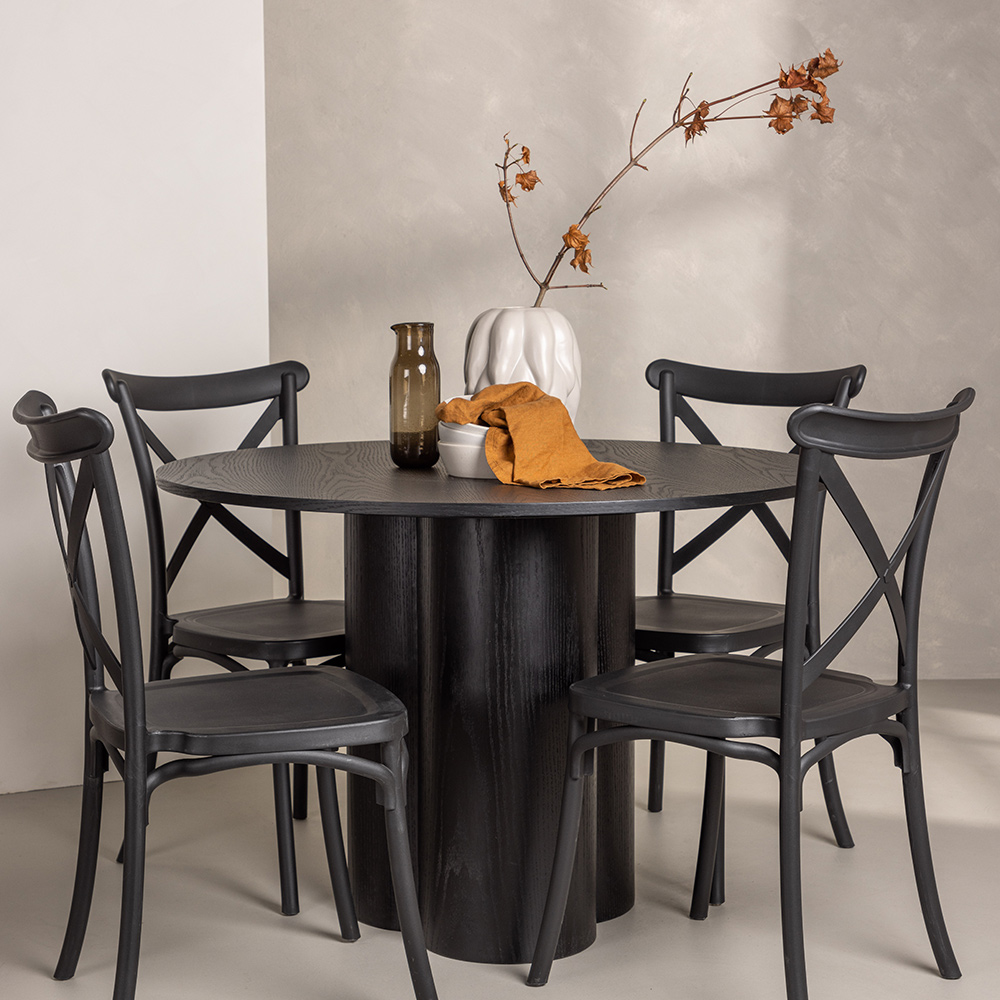Spisegruppe Venture Home Olivia med 4 Crosett Stoler