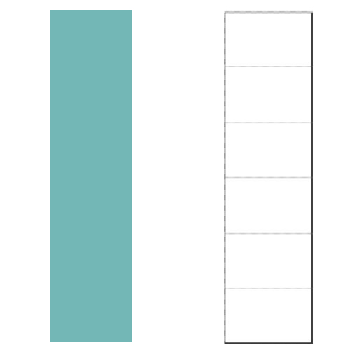 Baderomspanel Fibo 2212 M6040 Aquamarine