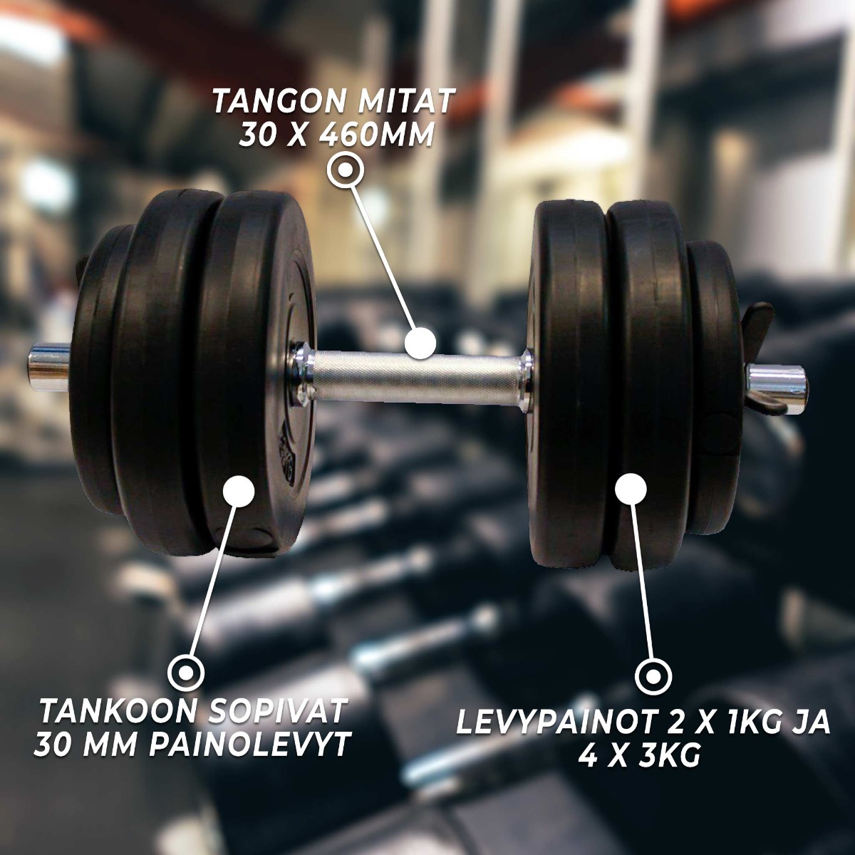 Manual Fitn Shape 15 kg justerbar